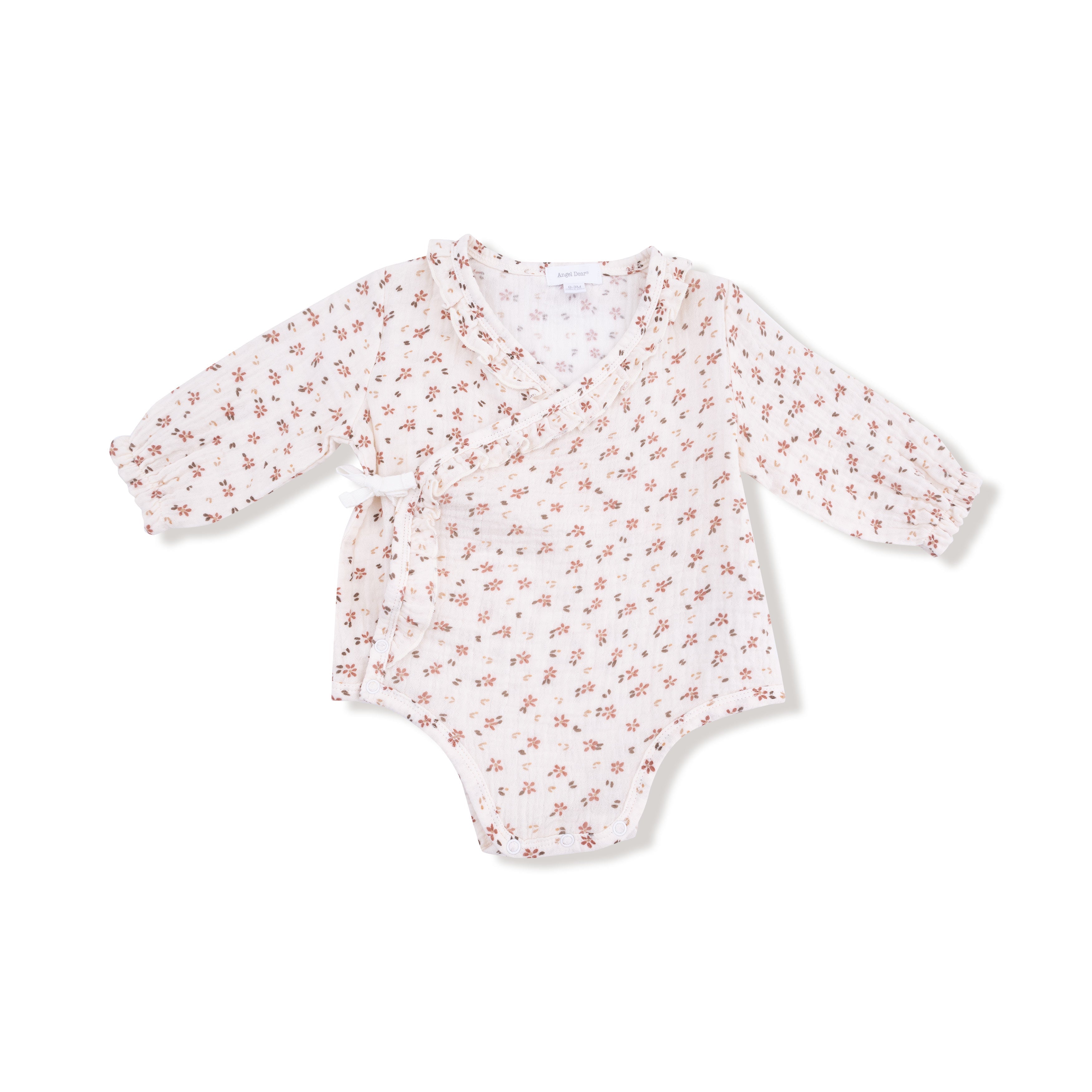 Carrie Floral - Long Sleeve Kimono Bodysuit