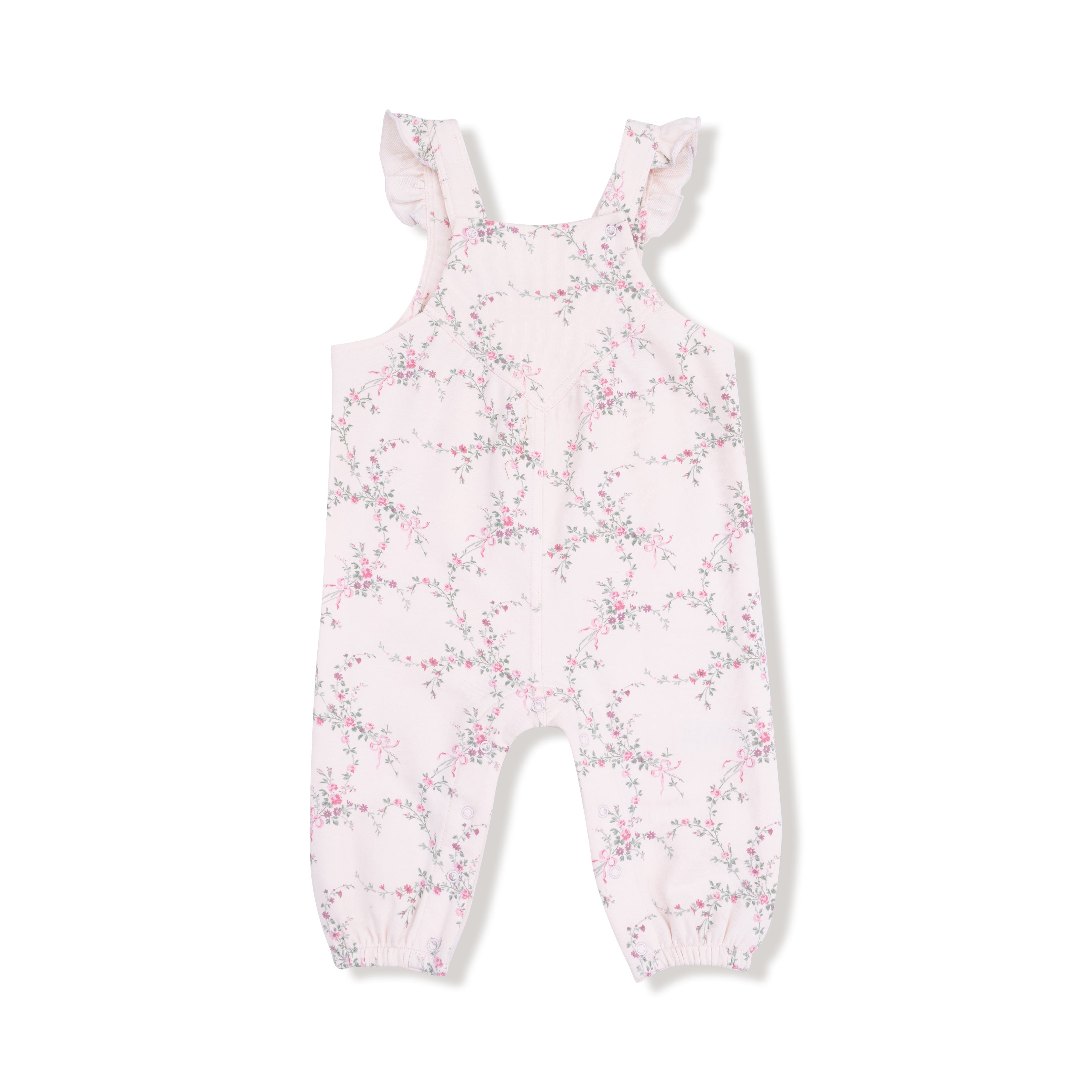 Antoinette Floral - V Overalls with Elastic