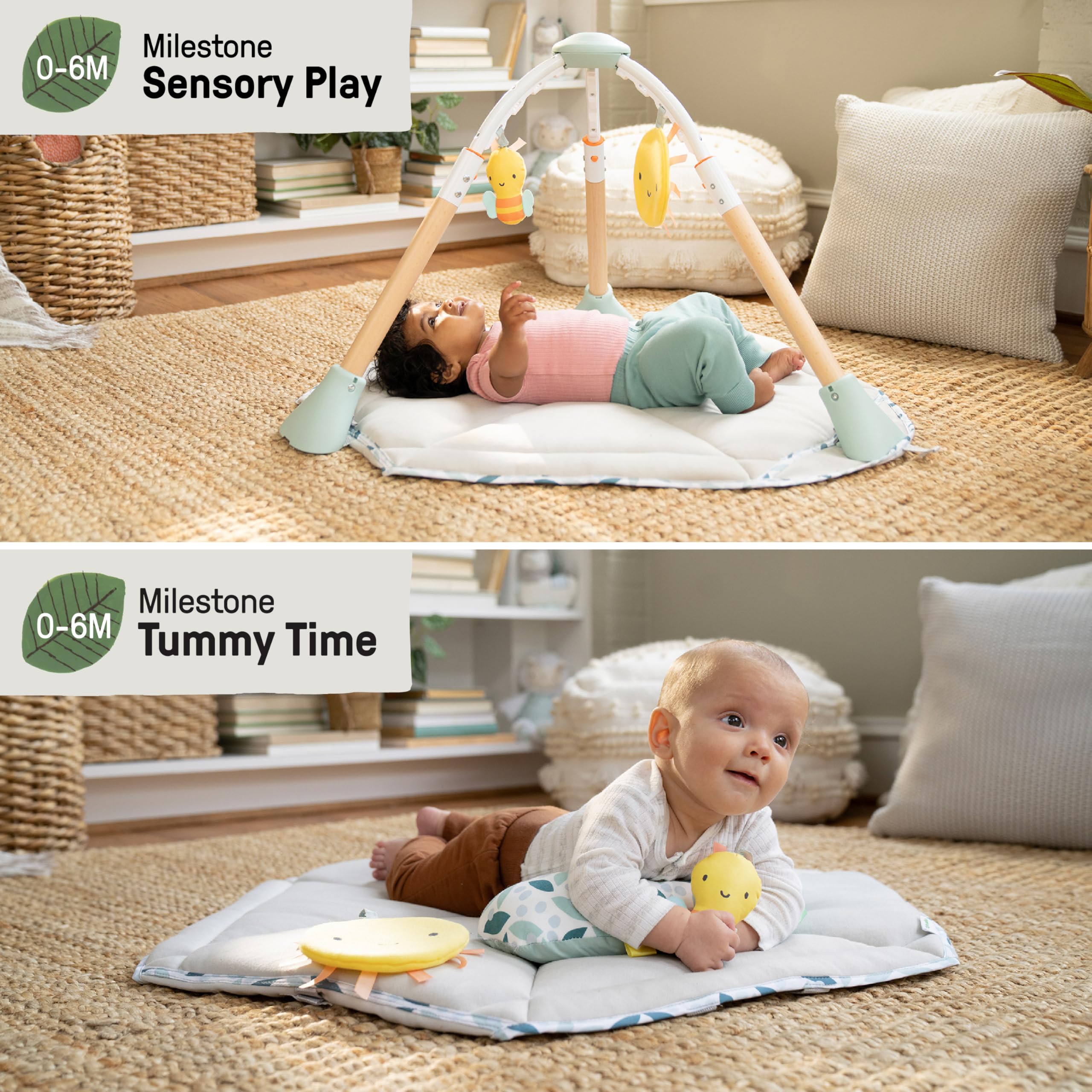 6-in-1 Baby Activity Center with Play Gym and Jumper