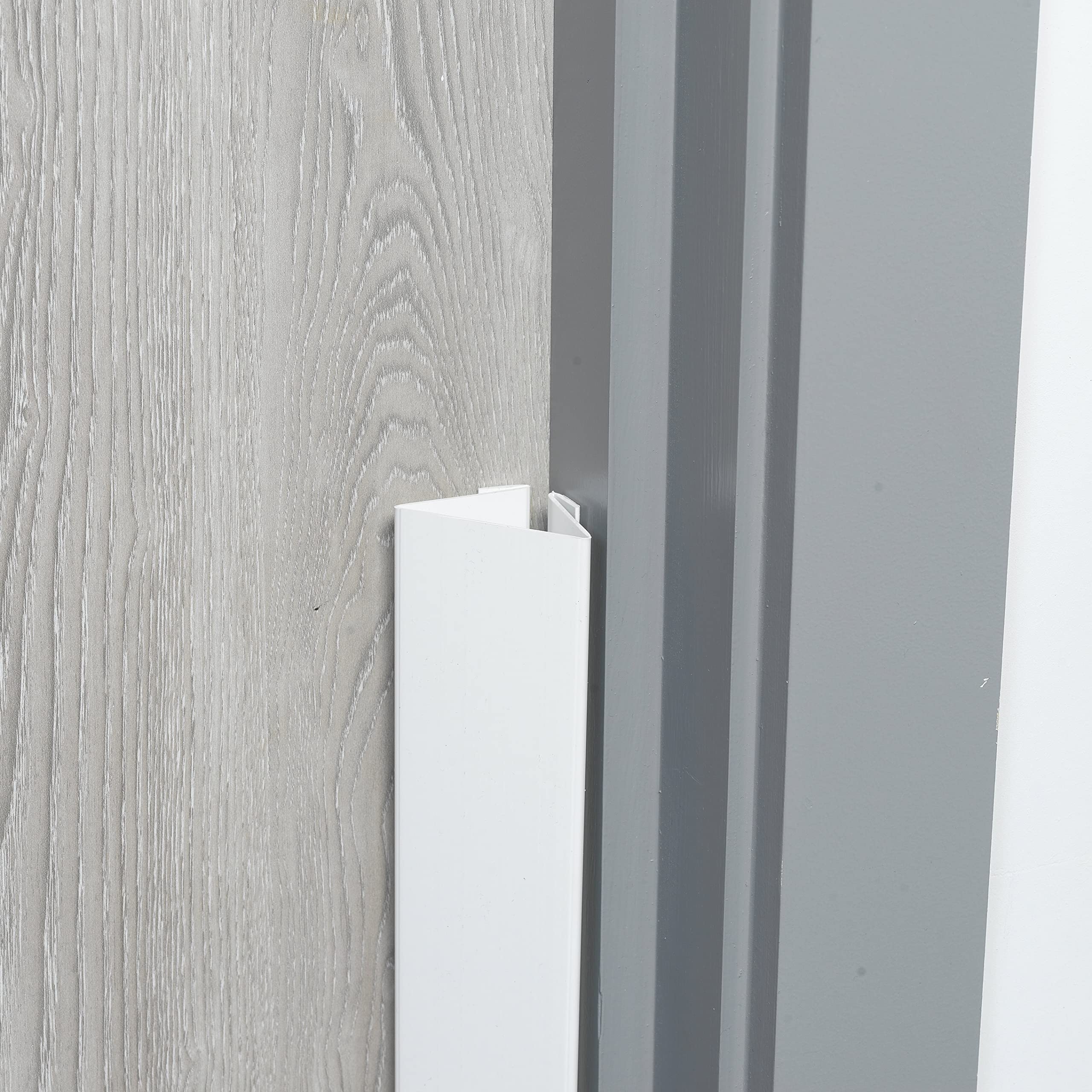 Door Finger Pinch Guard Hinge Protector for The Front of The Door – White (5 Pack)