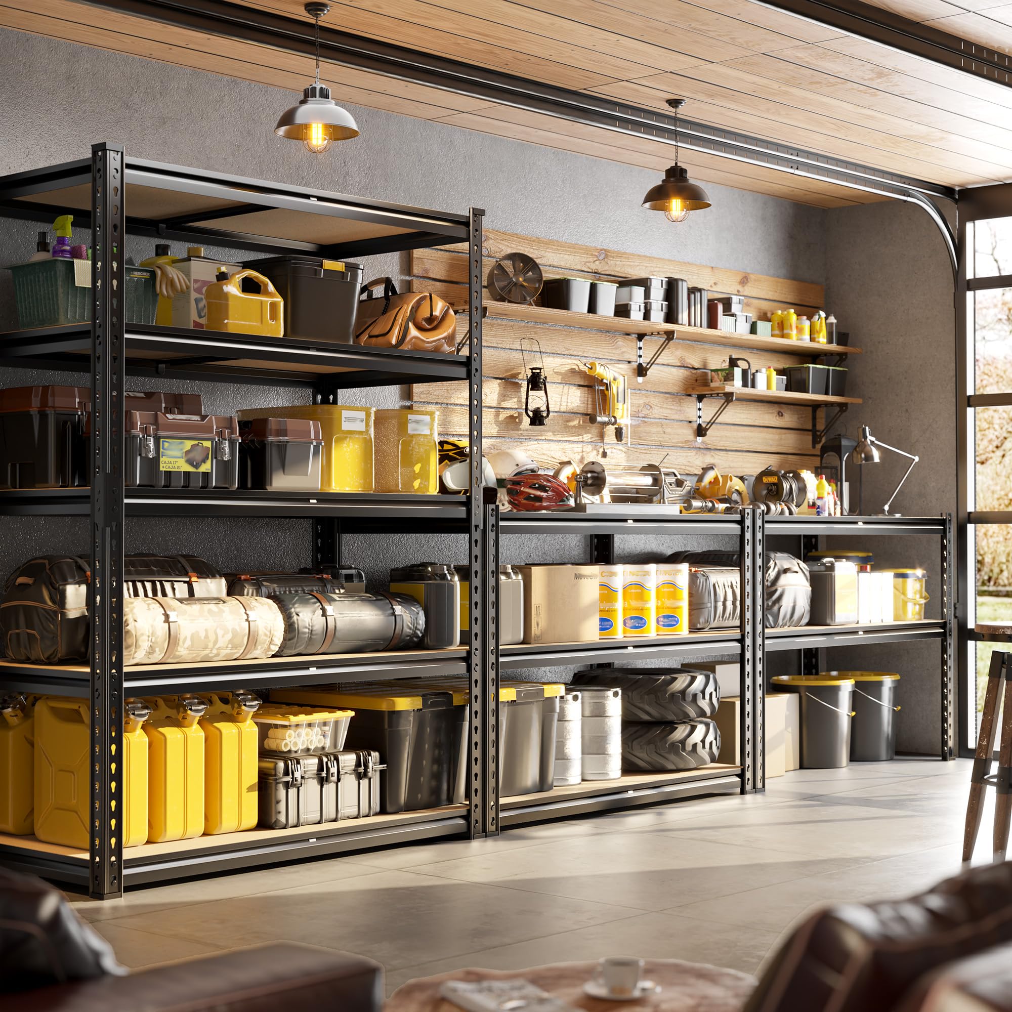 5-Tier Heavy Duty Metal Garage Shelving Unit