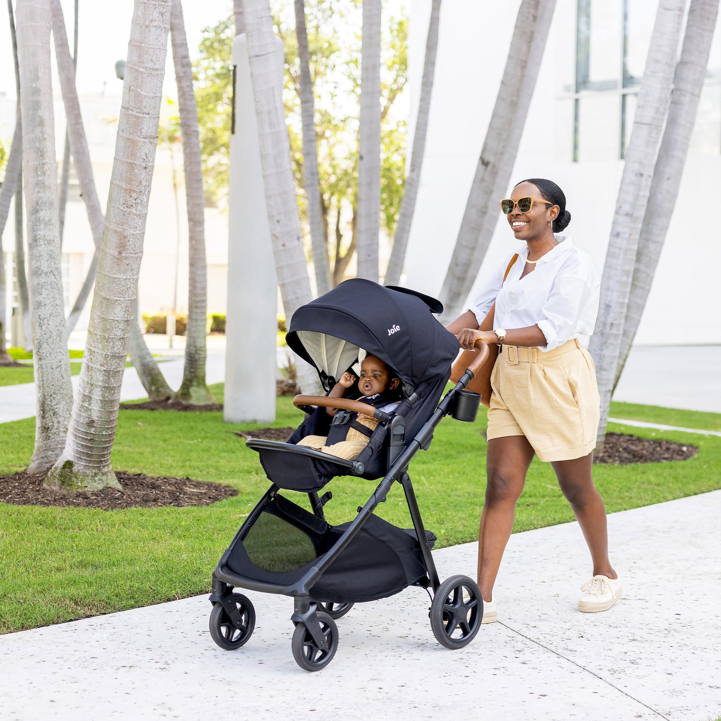 Ginger 4-in-1 Convertible Pramette and Stroller, Height Adjustable seat