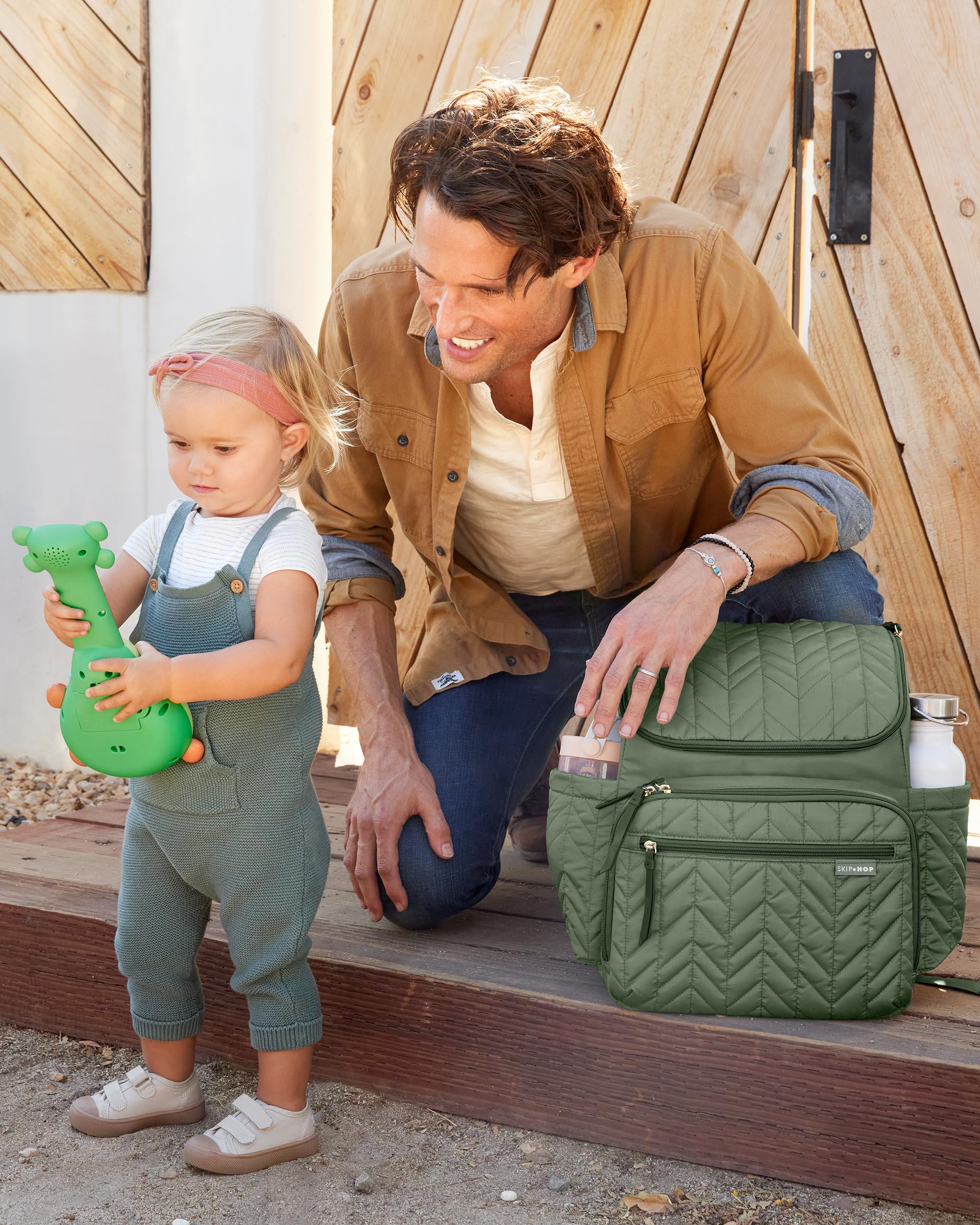 Skip Hop Diaper Bag Backpack: Forma, Multi-Function Baby Travel