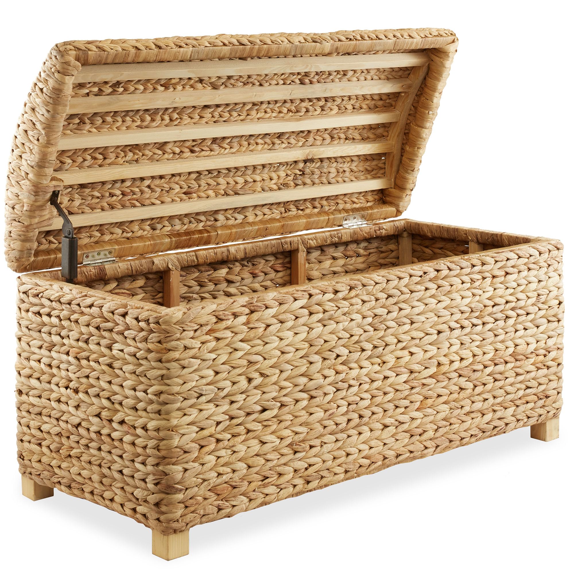 36" Storage Trunk with Curved Lid and Safety Hinge