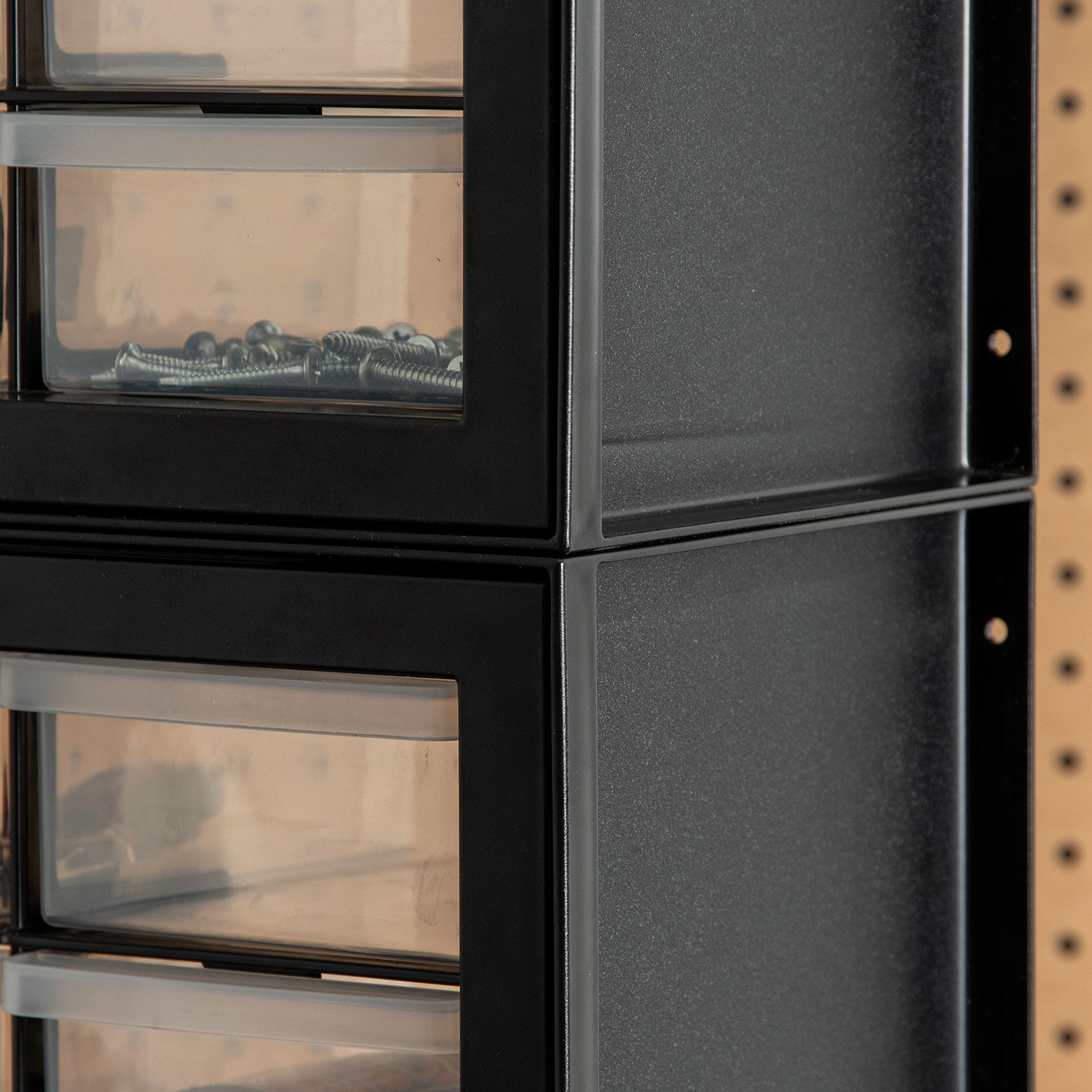 44-Drawer Small Parts Storage Cabinet - Stackable Hardware Organizer