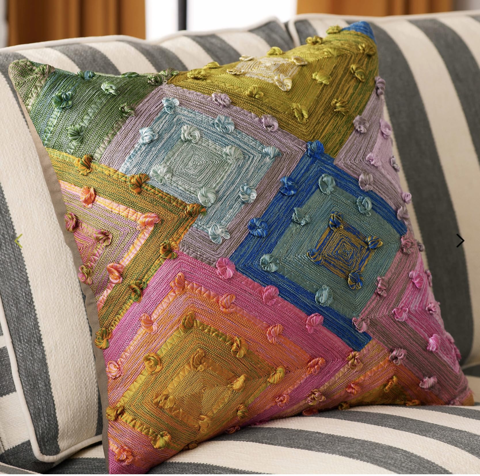 CHILDS Mosaic Diamond Pillow