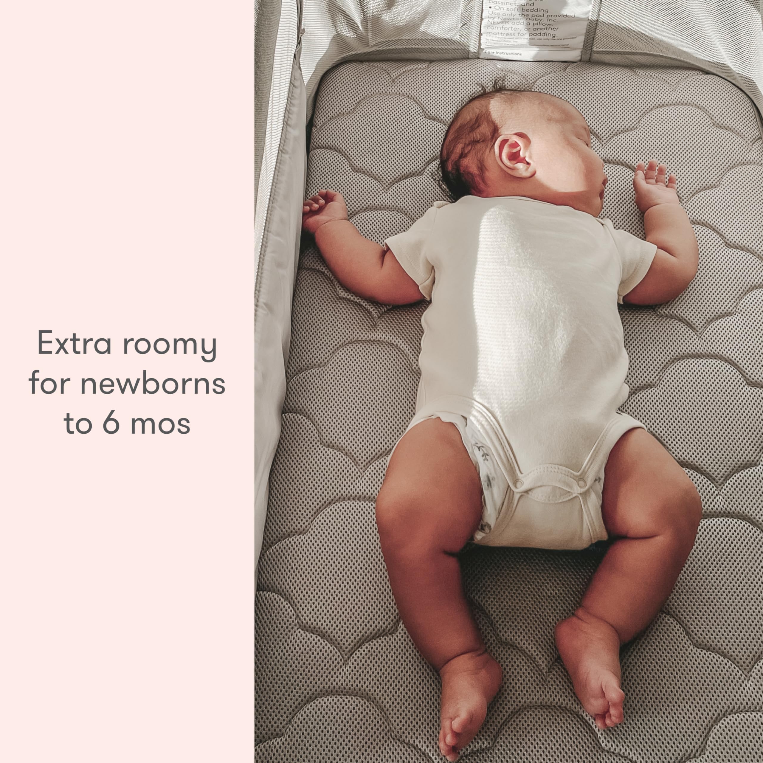 Breathable Bassinet & Bedside Sleeper with Washable Mattress
