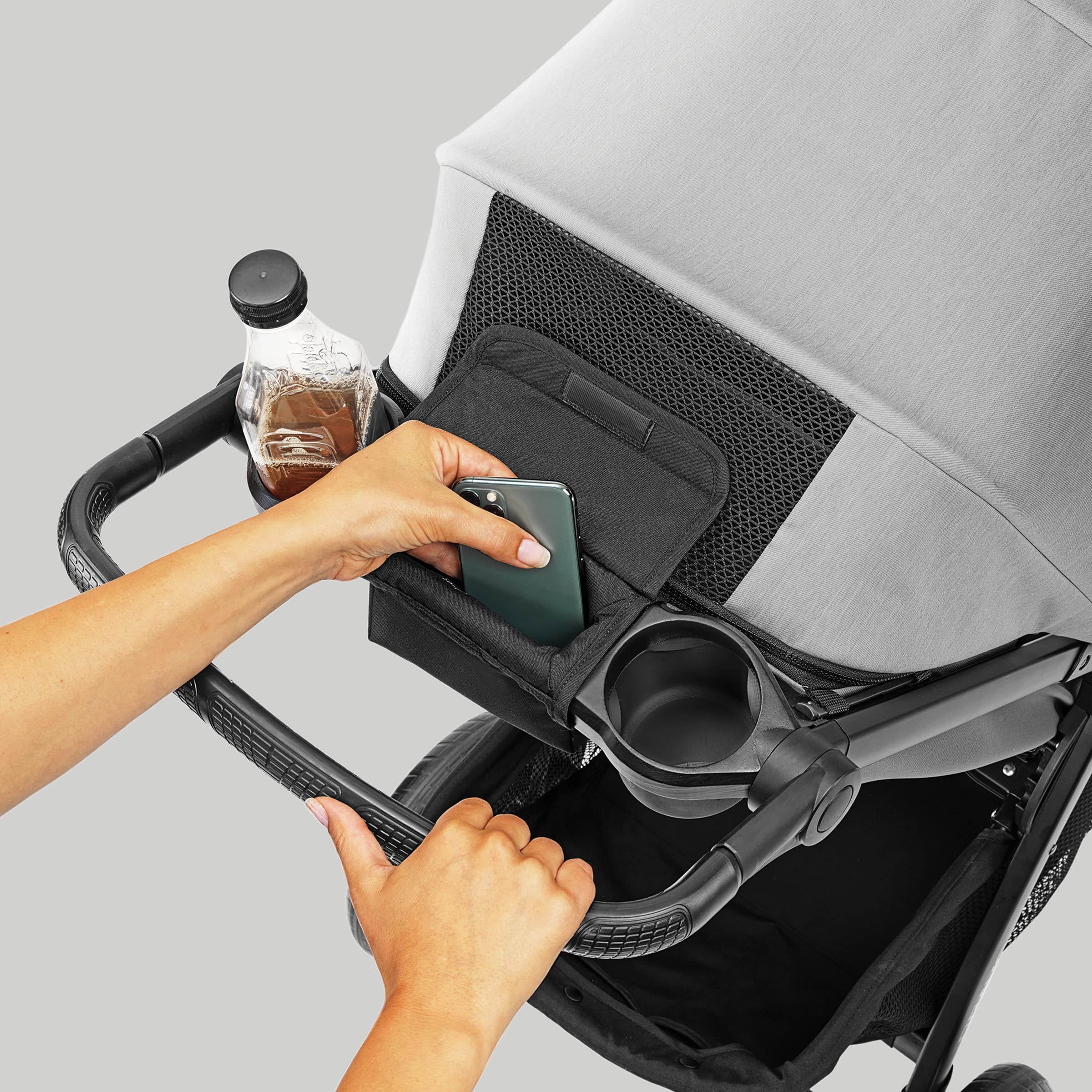 Bravo LE Trio Travel System, Bravo LE Quick-Fold Stroller with KeyFit 30 Zip Infant Car Seat