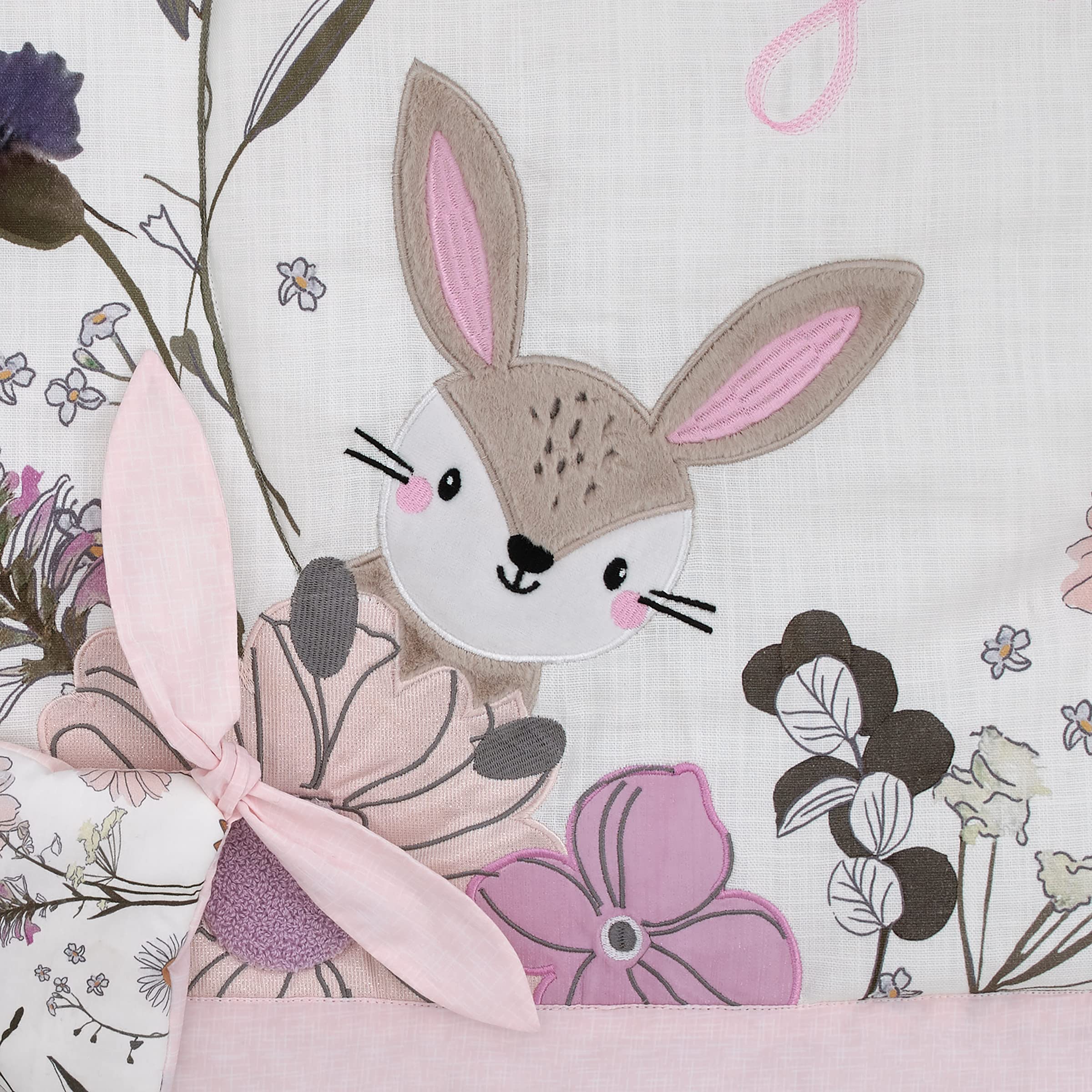 Keep Blooming Pink, White, Purple and Gold, Flowers, Fox