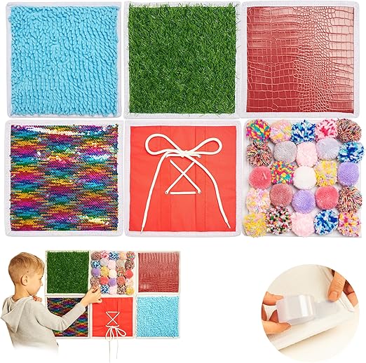 Sensory Wall Panels Tactile Tiles Set for Kids
