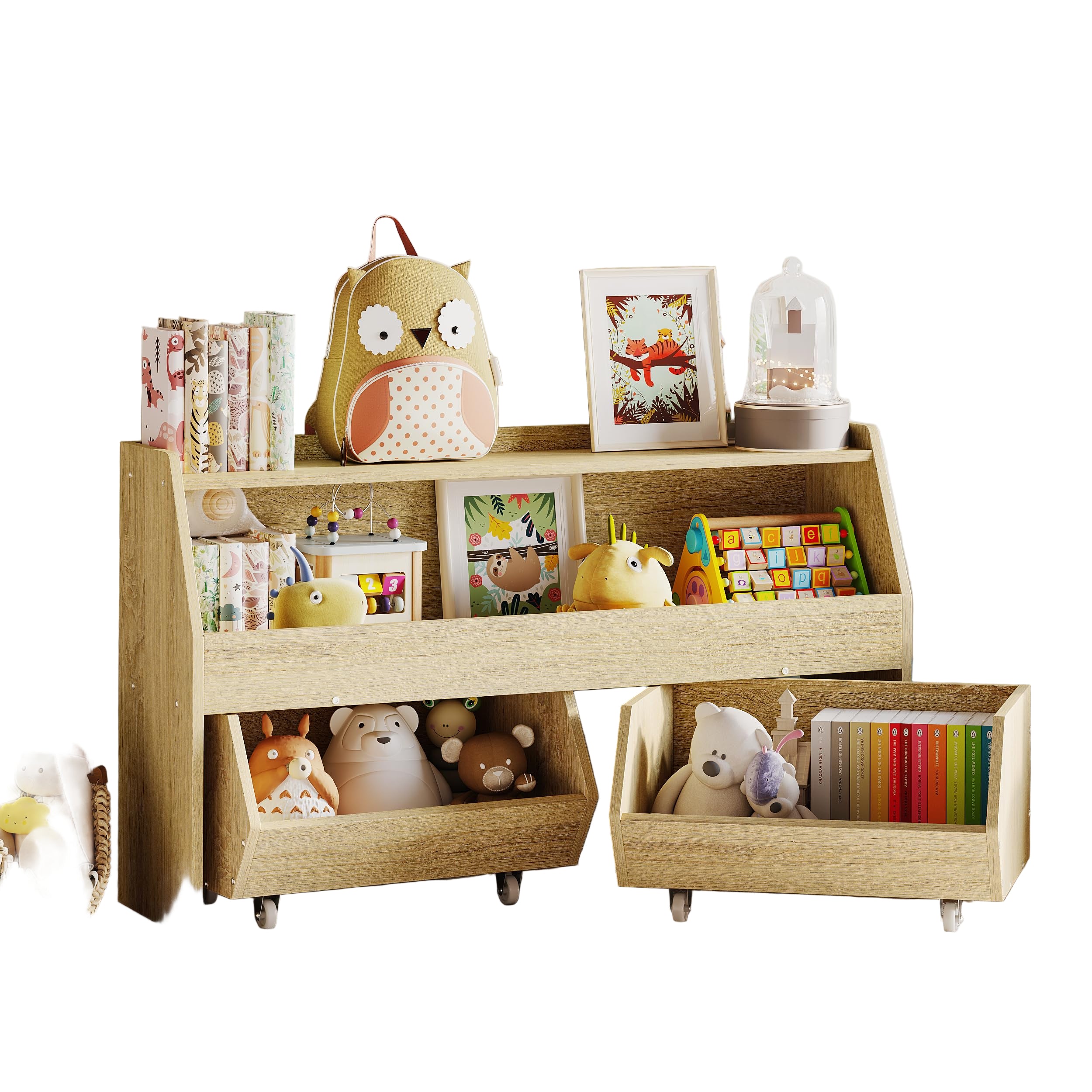 Toy Storage Organizer for Kids, Toy Storage Cabinet with Drawers