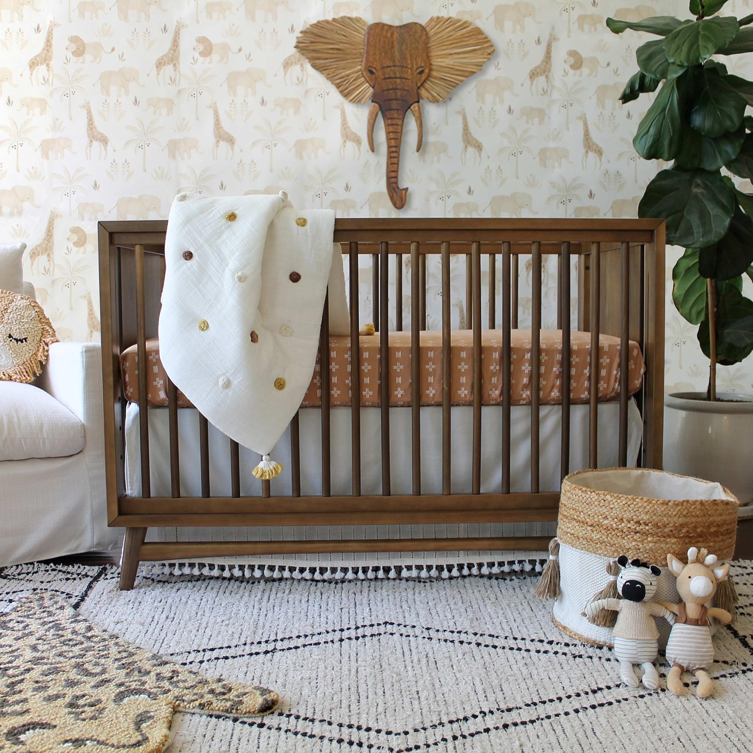 Wooden Safari Wall Decor, Wood Animal Nursery Wall Art, Boho Gender
