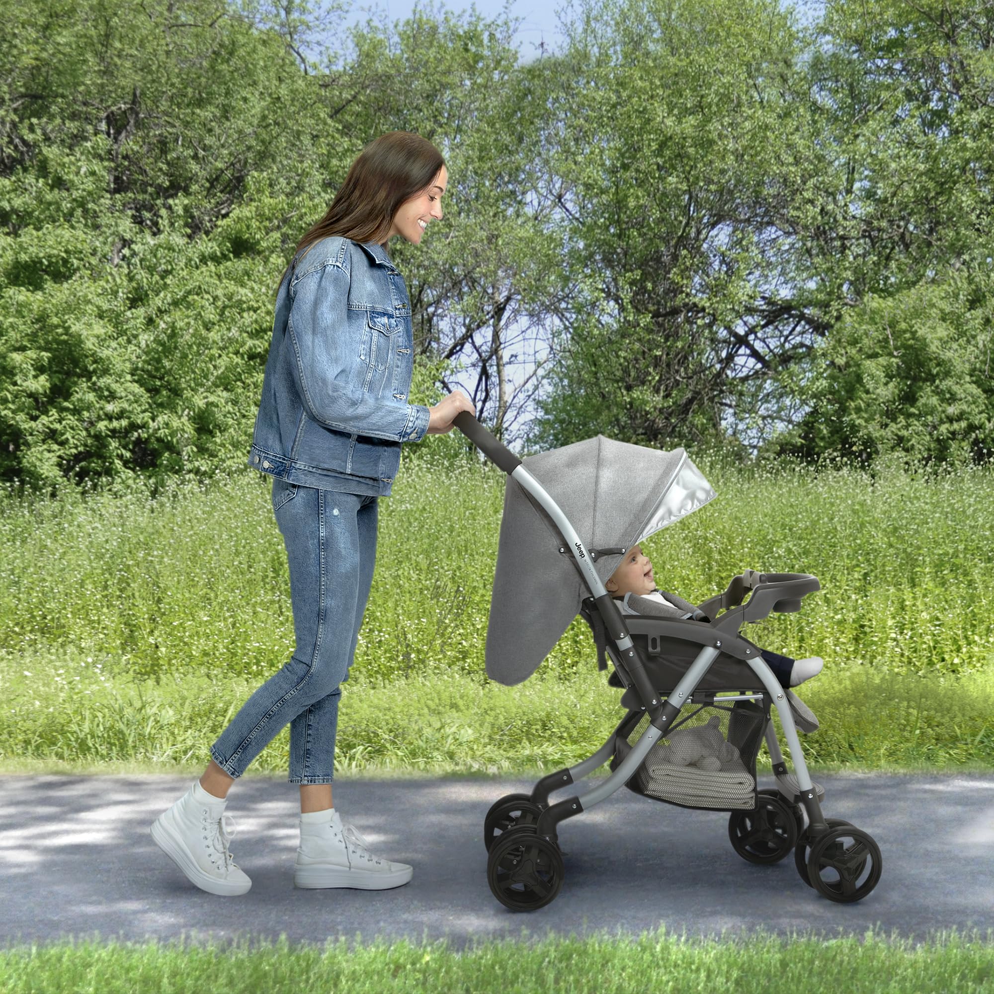 Jeep Unlimited Reversible Handle Stroller