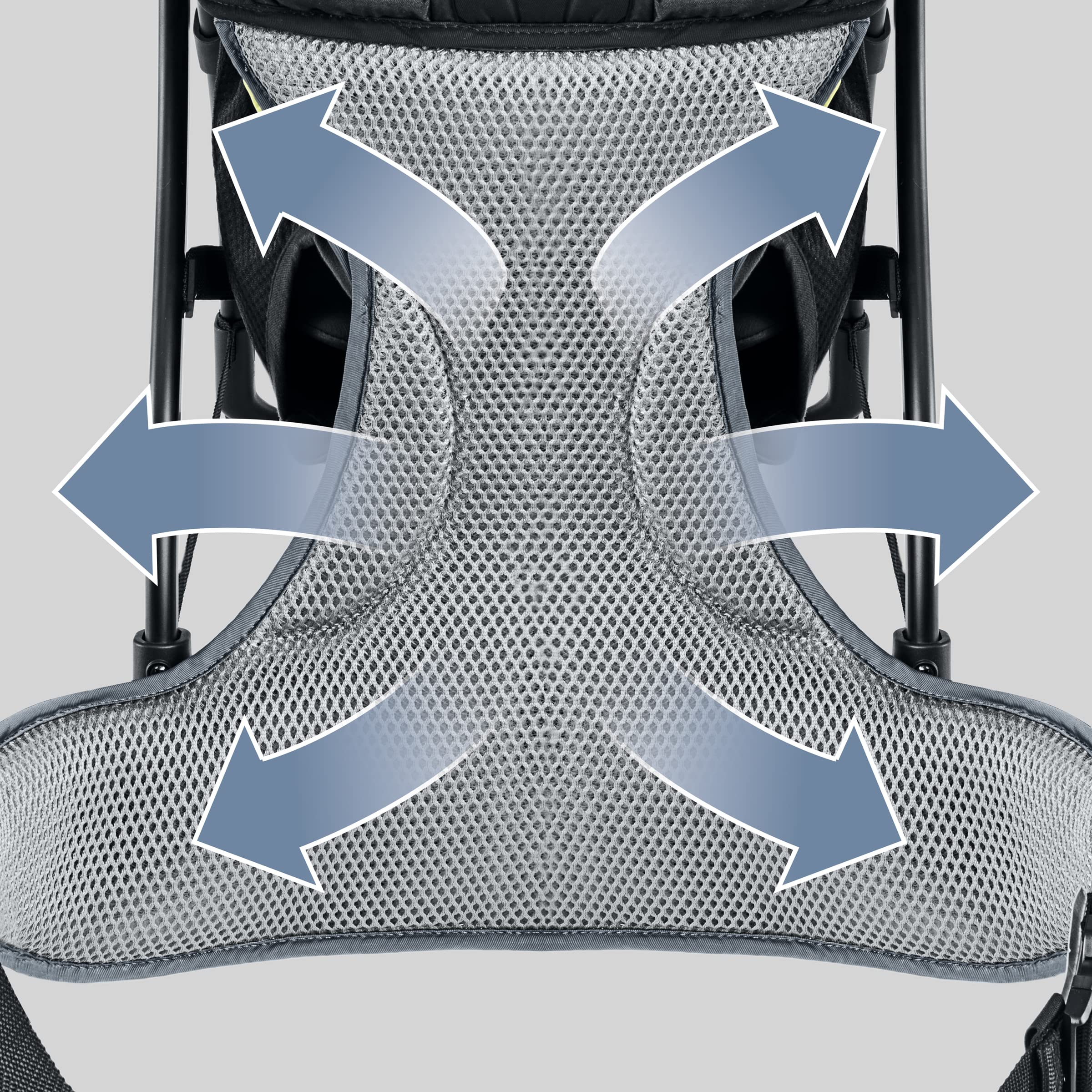 SmartSupport Aluminum Frame Backpack Carrier, Lightweight Baby Backpack Carrier