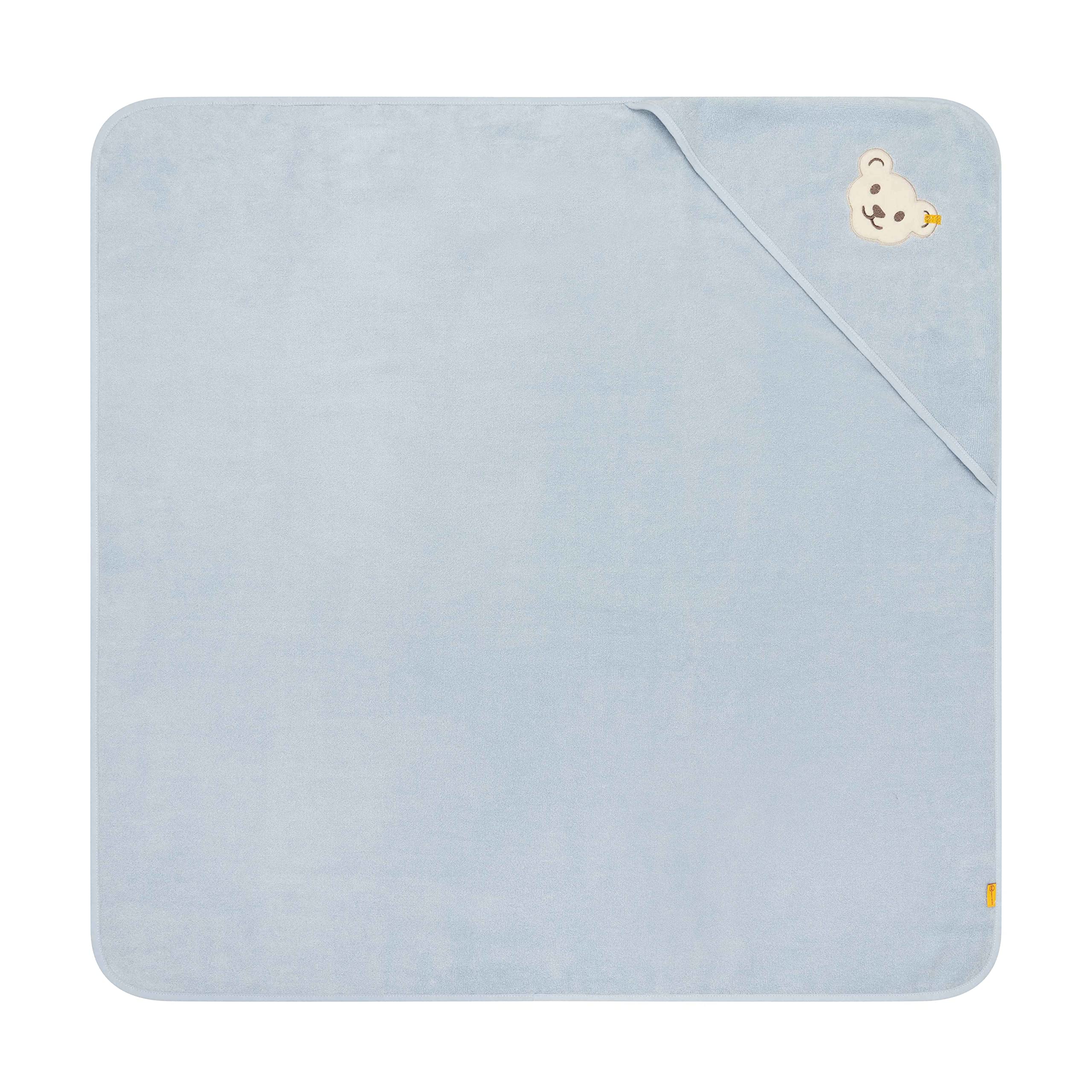 Mini Basic Hooded Bath Towel for Kids, Celestial Blue, One size