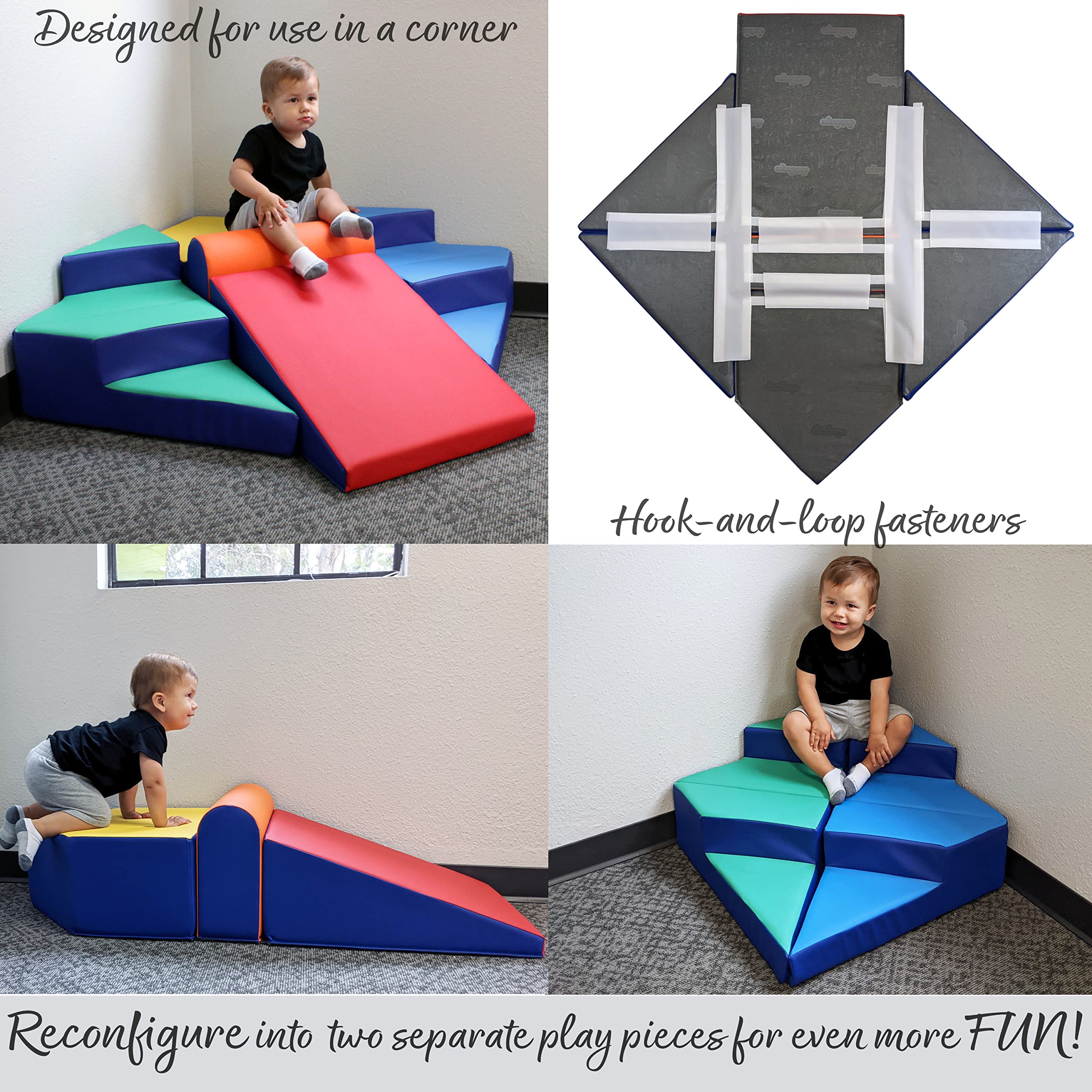 Corner Climber Indoor Play Structure for Toddlers