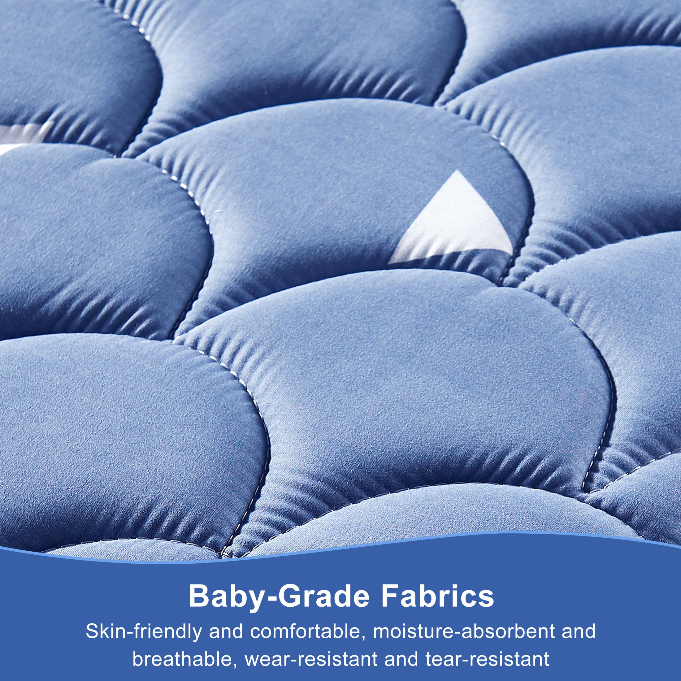Mini Crib Mattress 38" x 24" x 4" Firm Foam Portable Travel