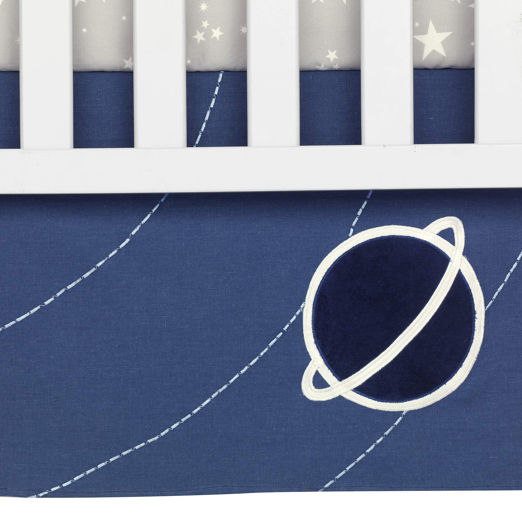 Space Galaxy 4-Piece Crib Bedding Set
