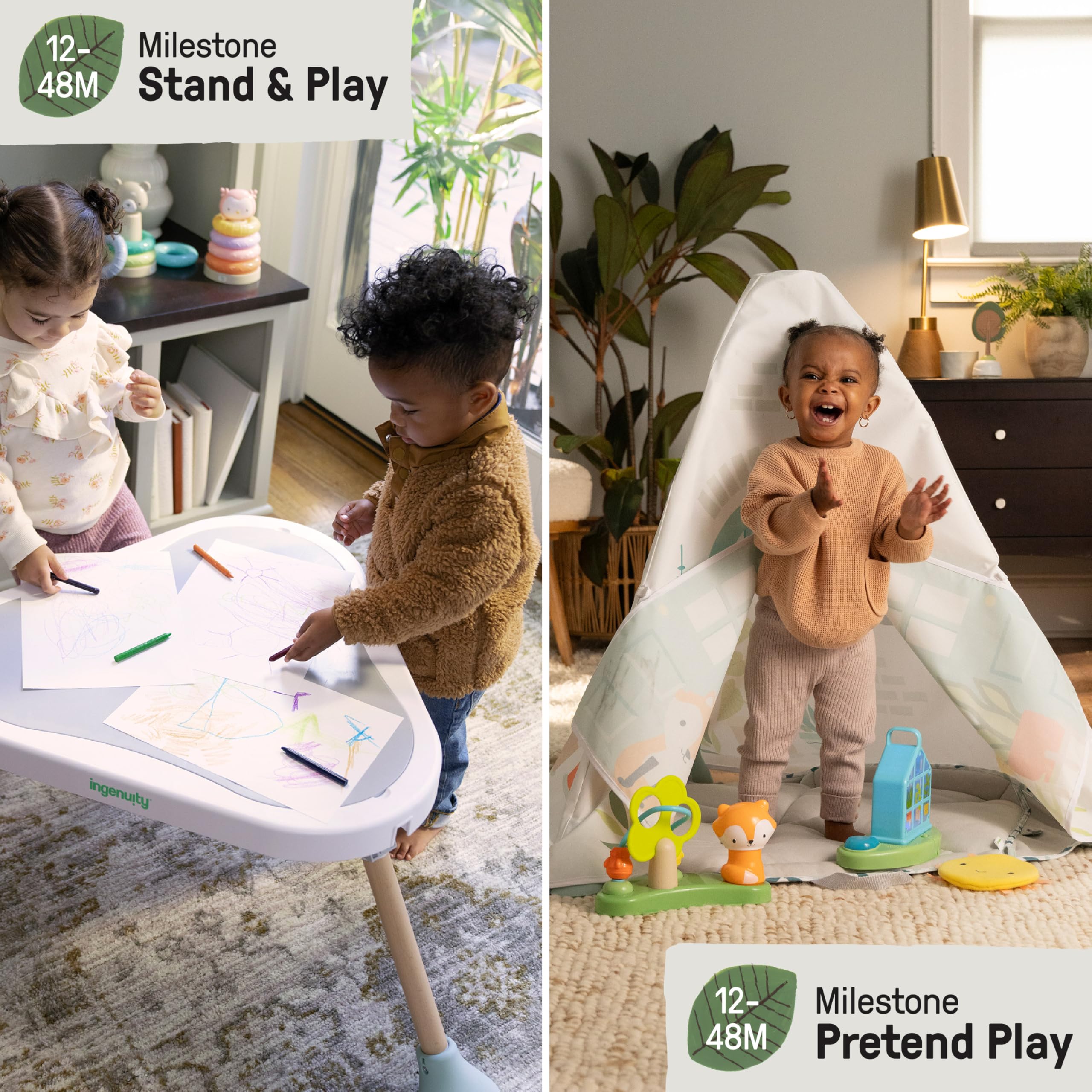6-in-1 Baby Activity Center with Play Gym and Jumper