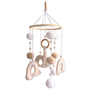 Neutral Boho Rainbow Baby Mobile for Crib Mobile Nursery DéCor