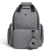 Hug Pack Diaper Backpack, Dark Grey Heather, O/S