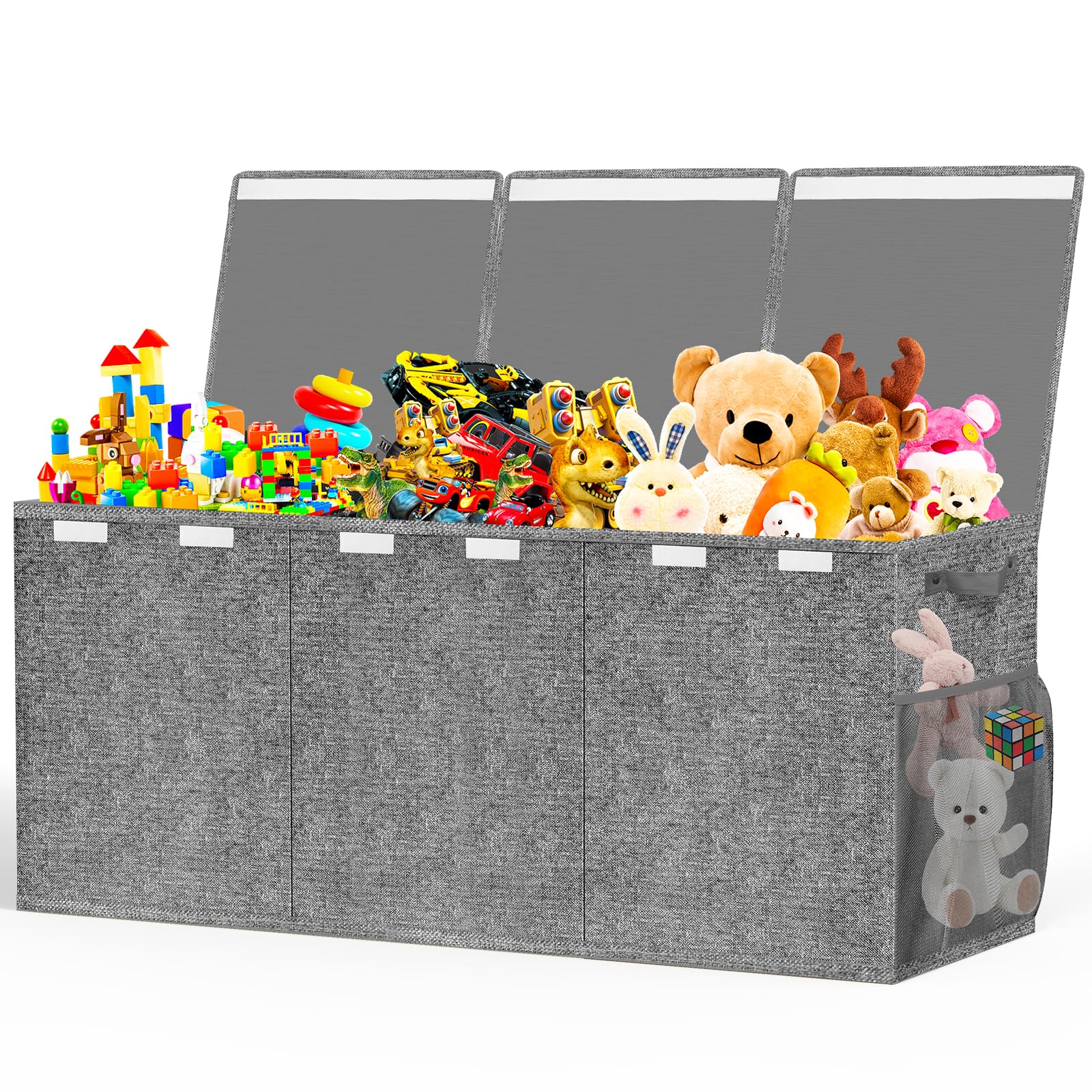 Extra Large Toy Box, Toys Chest for Toddlers with Lids, Collapsible