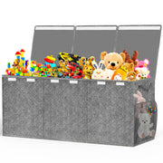 Extra Large Toy Box, Toys Chest for Toddlers with Lids, Collapsible