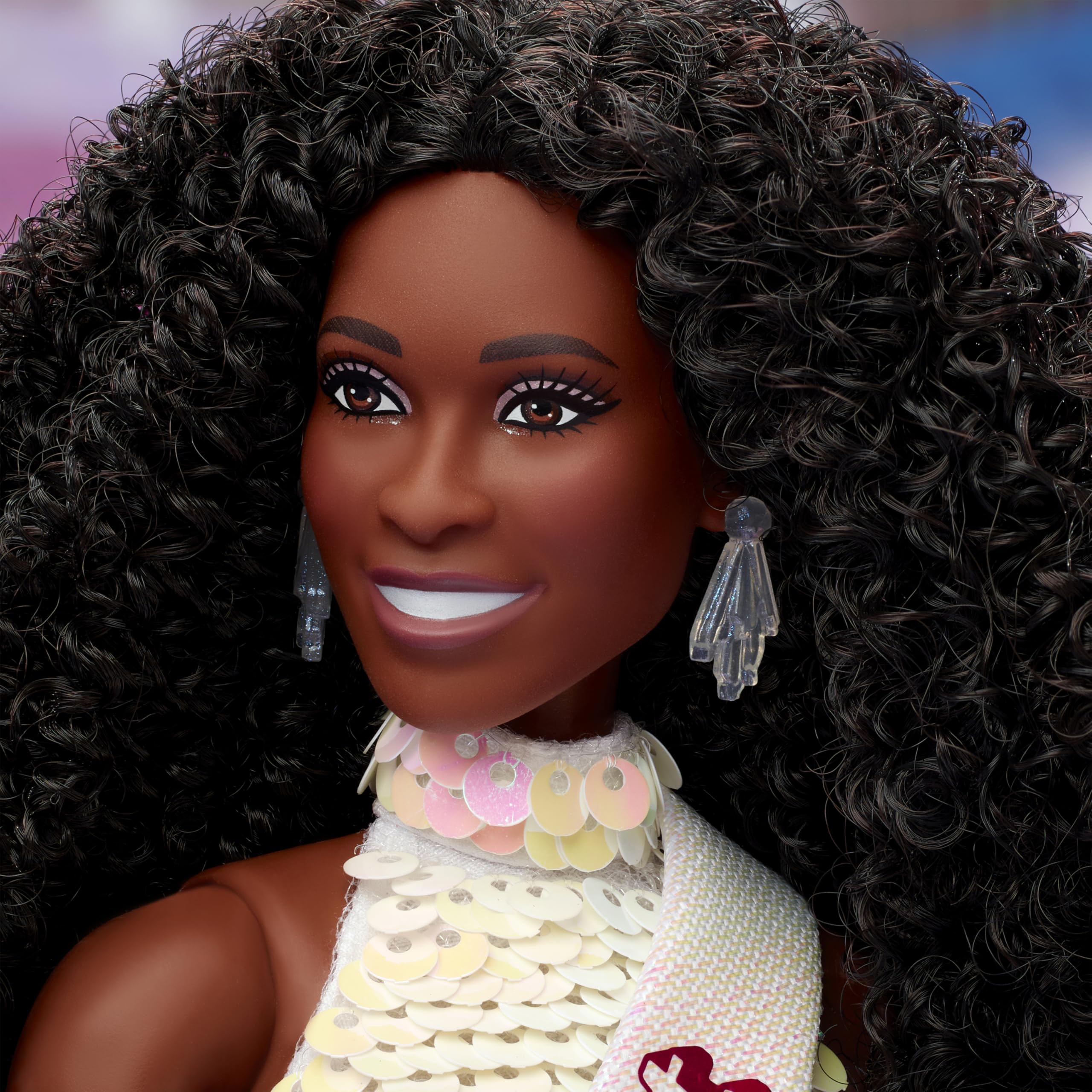 The Movie President Collectible Doll, ISSA Rae as President Wearing Shimmery White Blouse