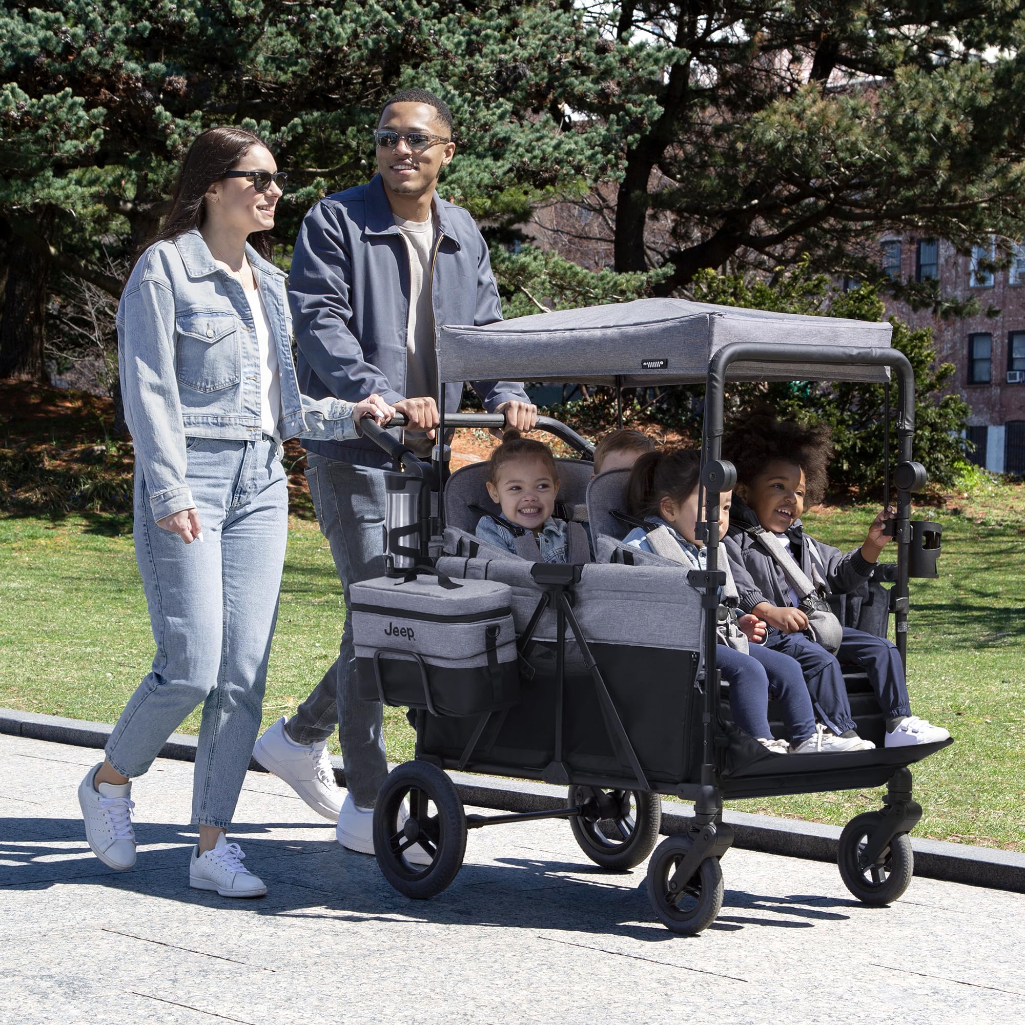 Wrangler Deluxe 4 Seater Stroller Wagon by Delta Children