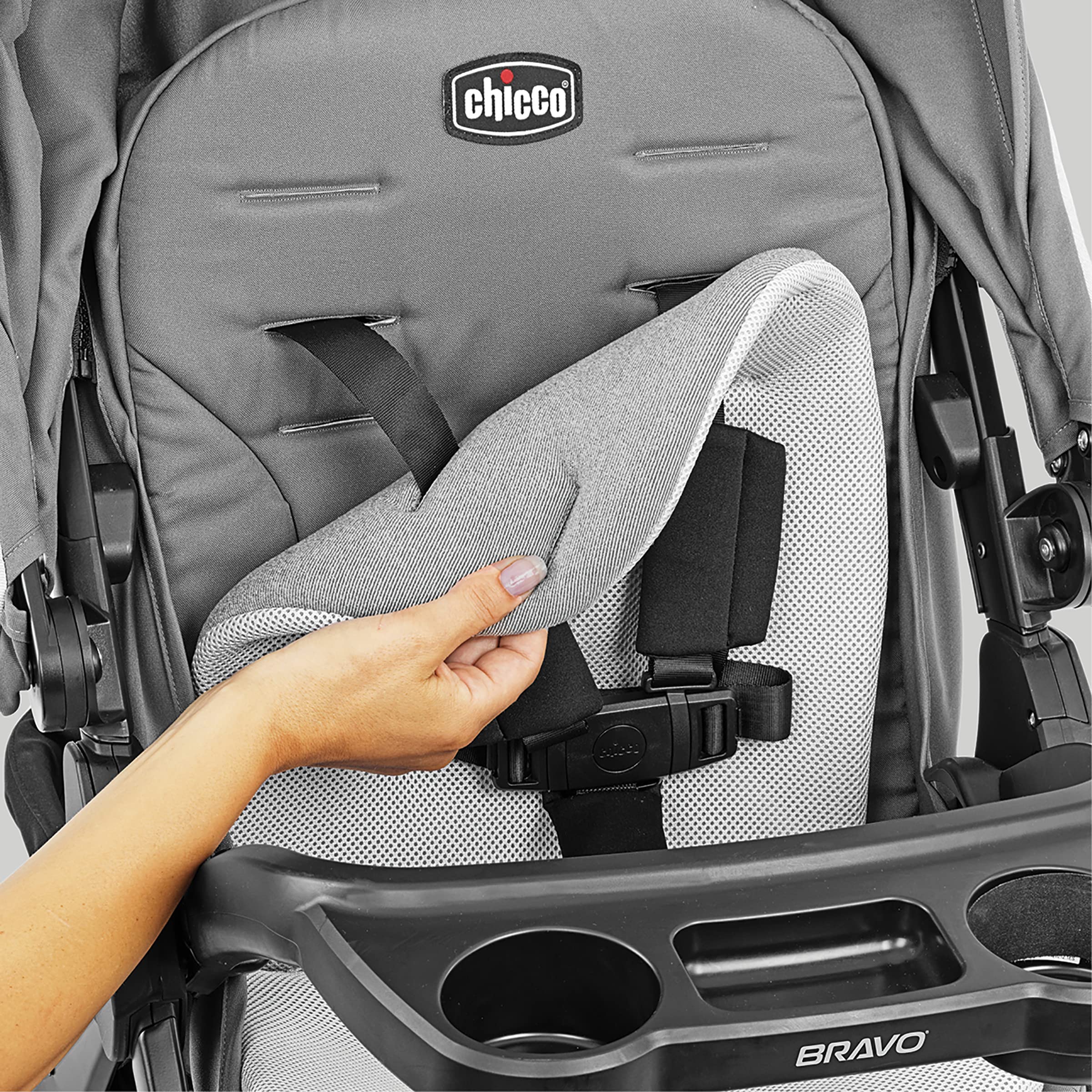 Bravo LE Trio Travel System, Bravo LE Quick-Fold Stroller with KeyFit 30 Zip Infant Car Seat