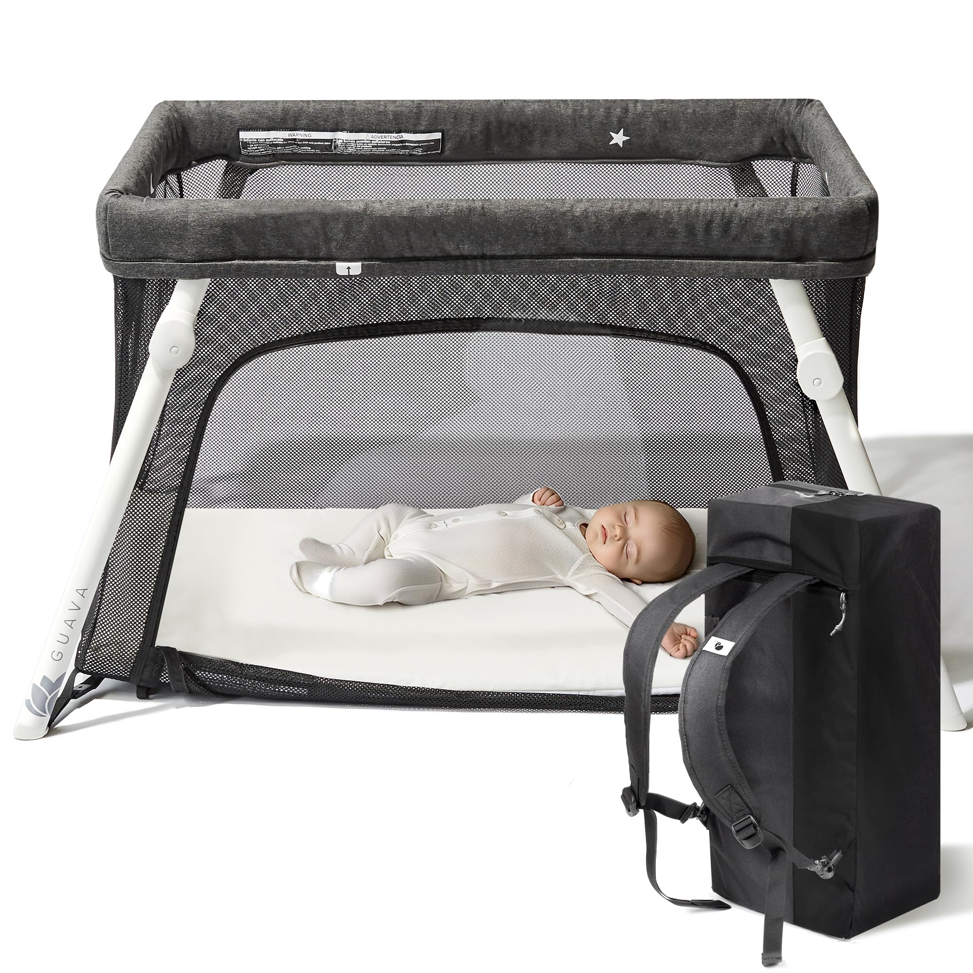 Portable Travel Crib with Backpack
