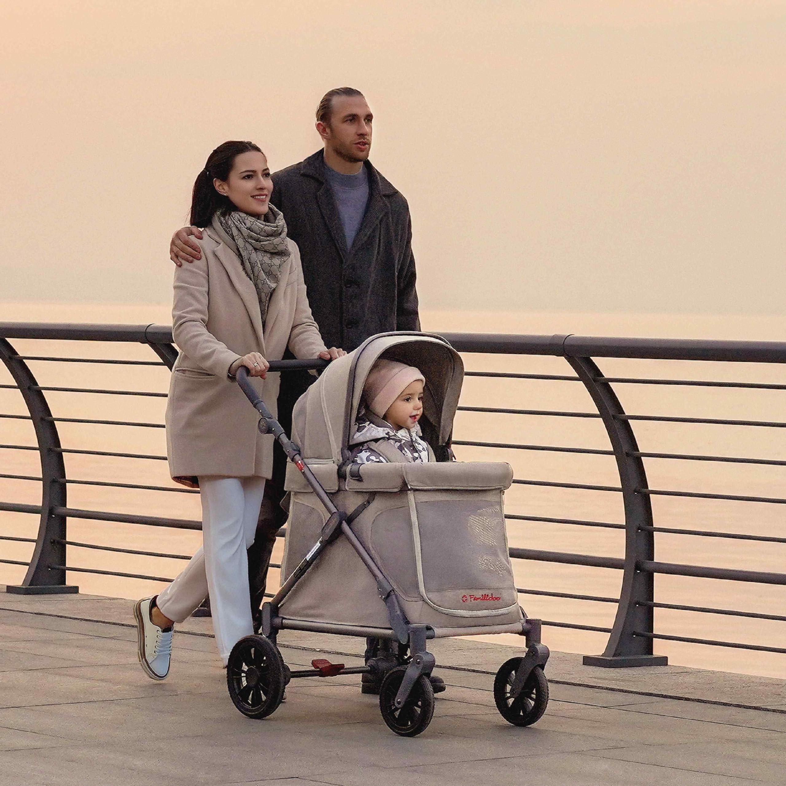 Q1 Multi-Use Kids Wagon Stroller – Foldable, Lightweight & All-Terrain