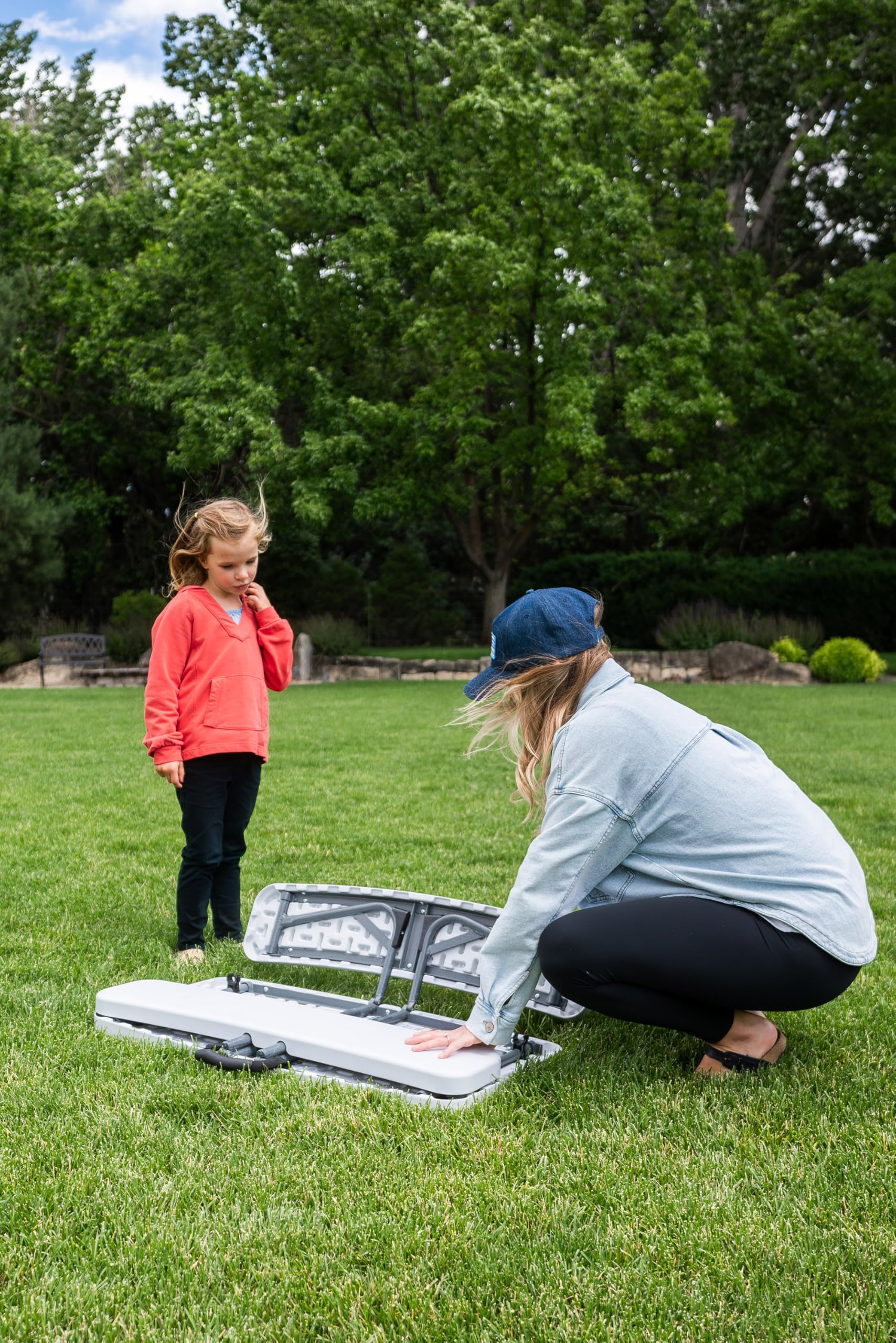 Compact Kids Picnic Table (G-940), White