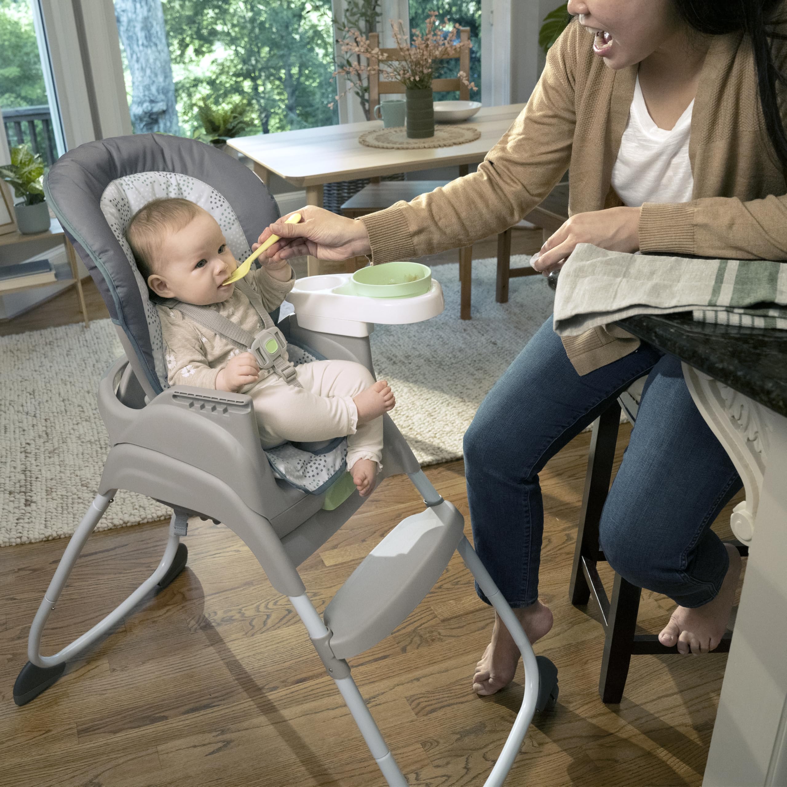 6-in-1 Convertible High Chair for Baby to Toddler