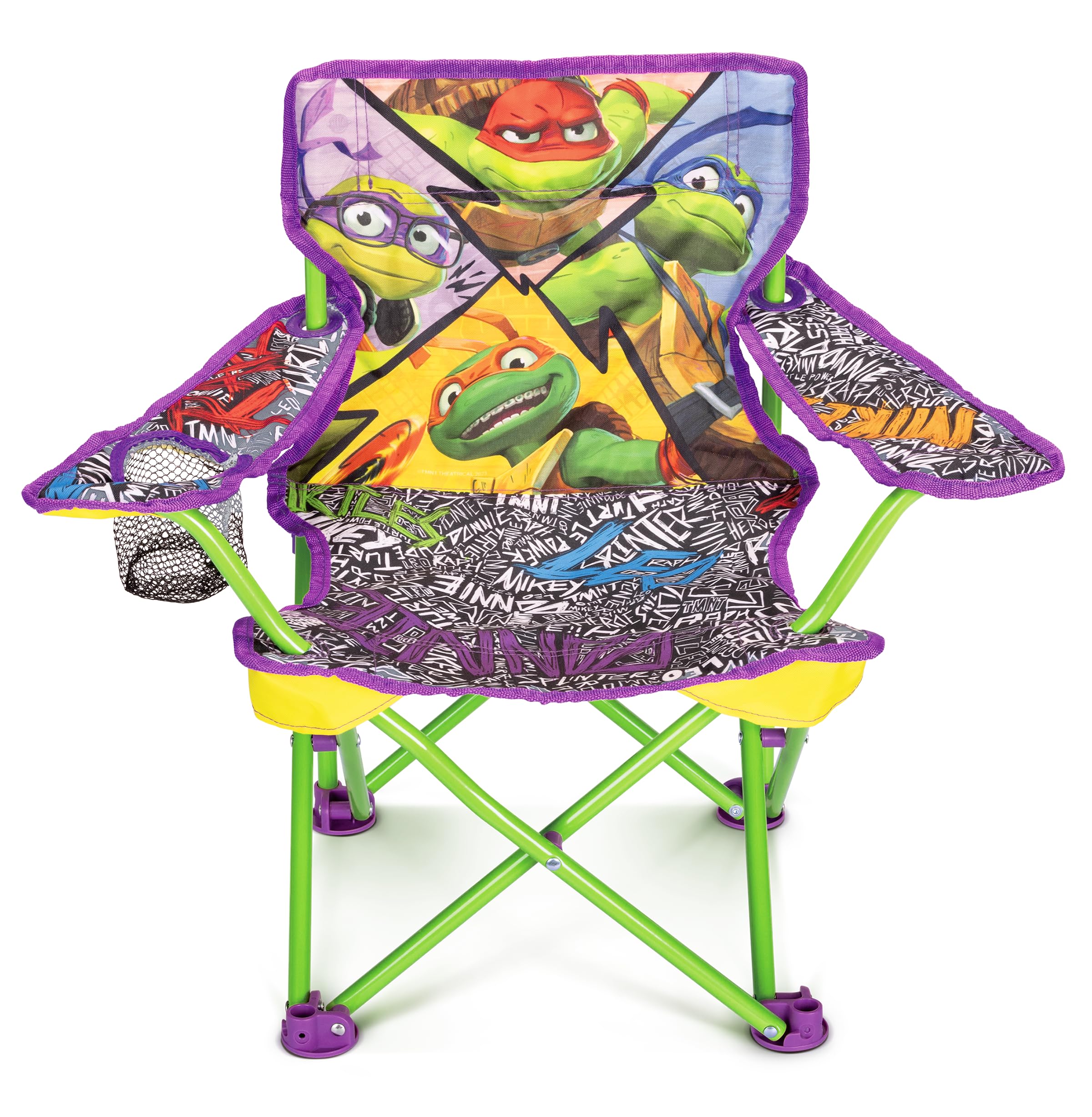 Ninja Turtles Kids Chair Foldable for Camping, Sports or Patio