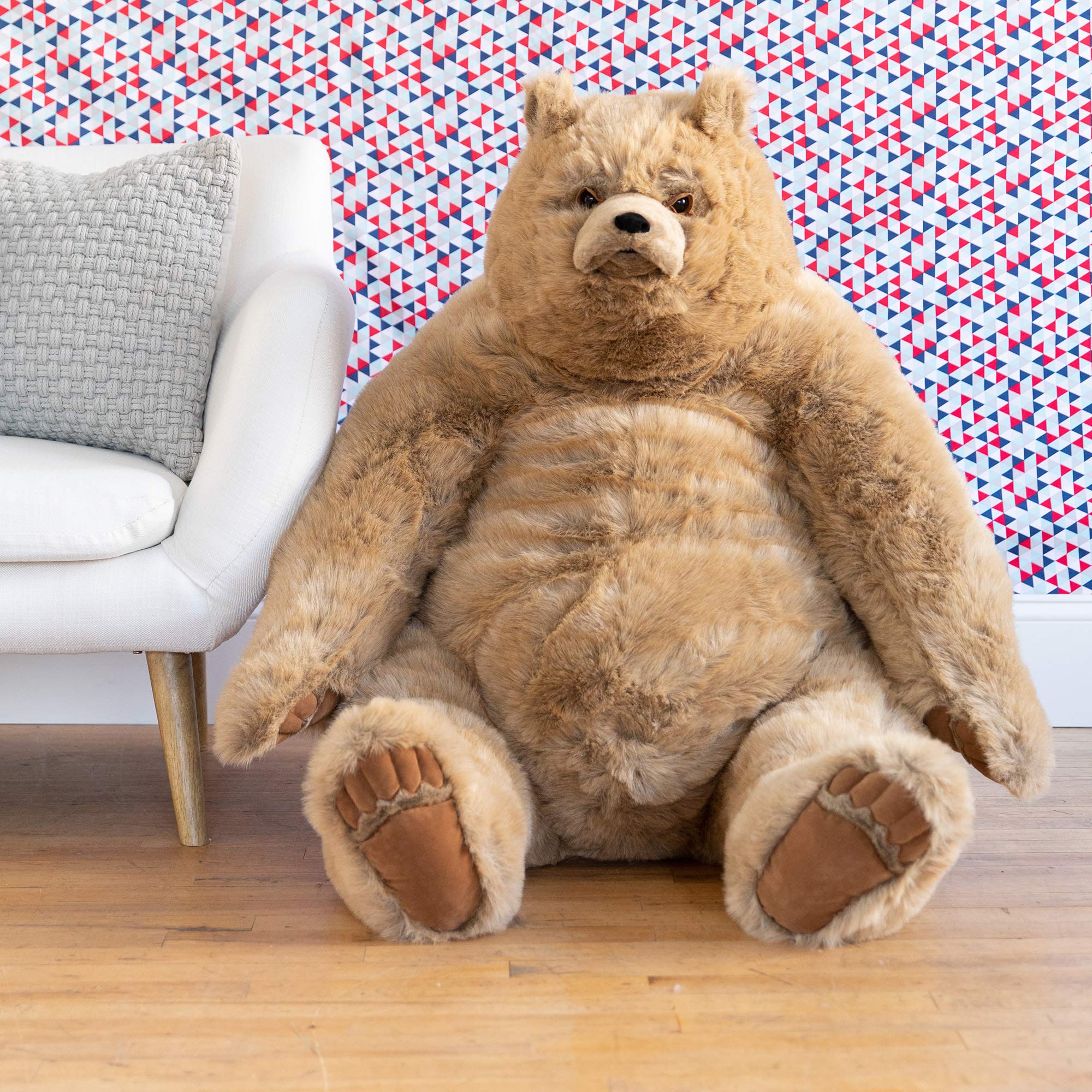 Kodiak Bear Jumbo 40" Huggable Stuffed Animal and Plush Room Décor for 4 Years and Up