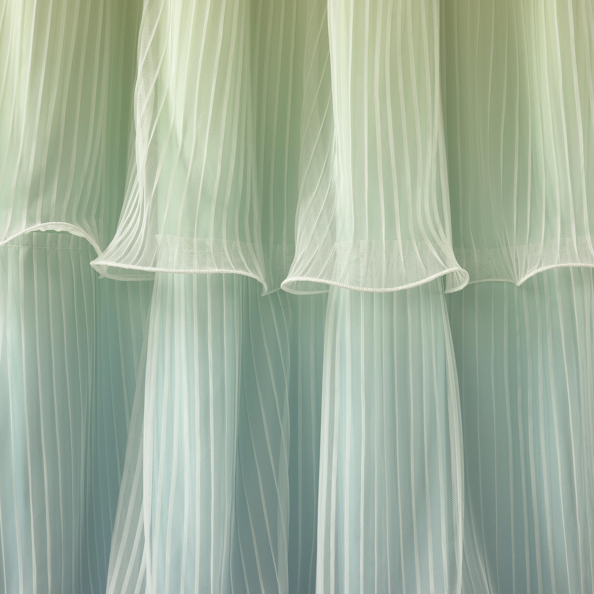 Rainbow Ombre Nerina Window Curtain Panel Pair, 36" W x 84" L, Rainbow