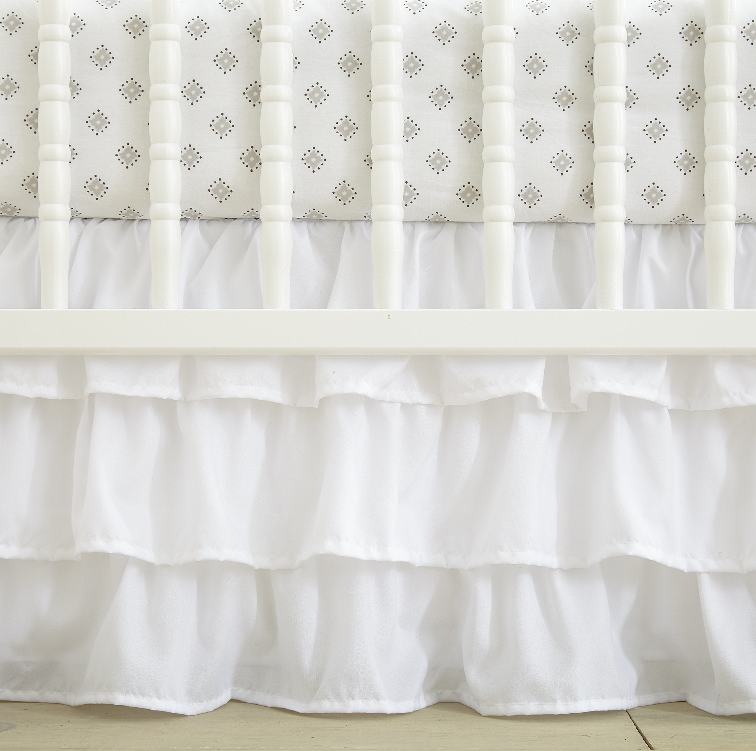 Willow 5-Piece Crib Bedding Set with Quilt and Fitted Sheet