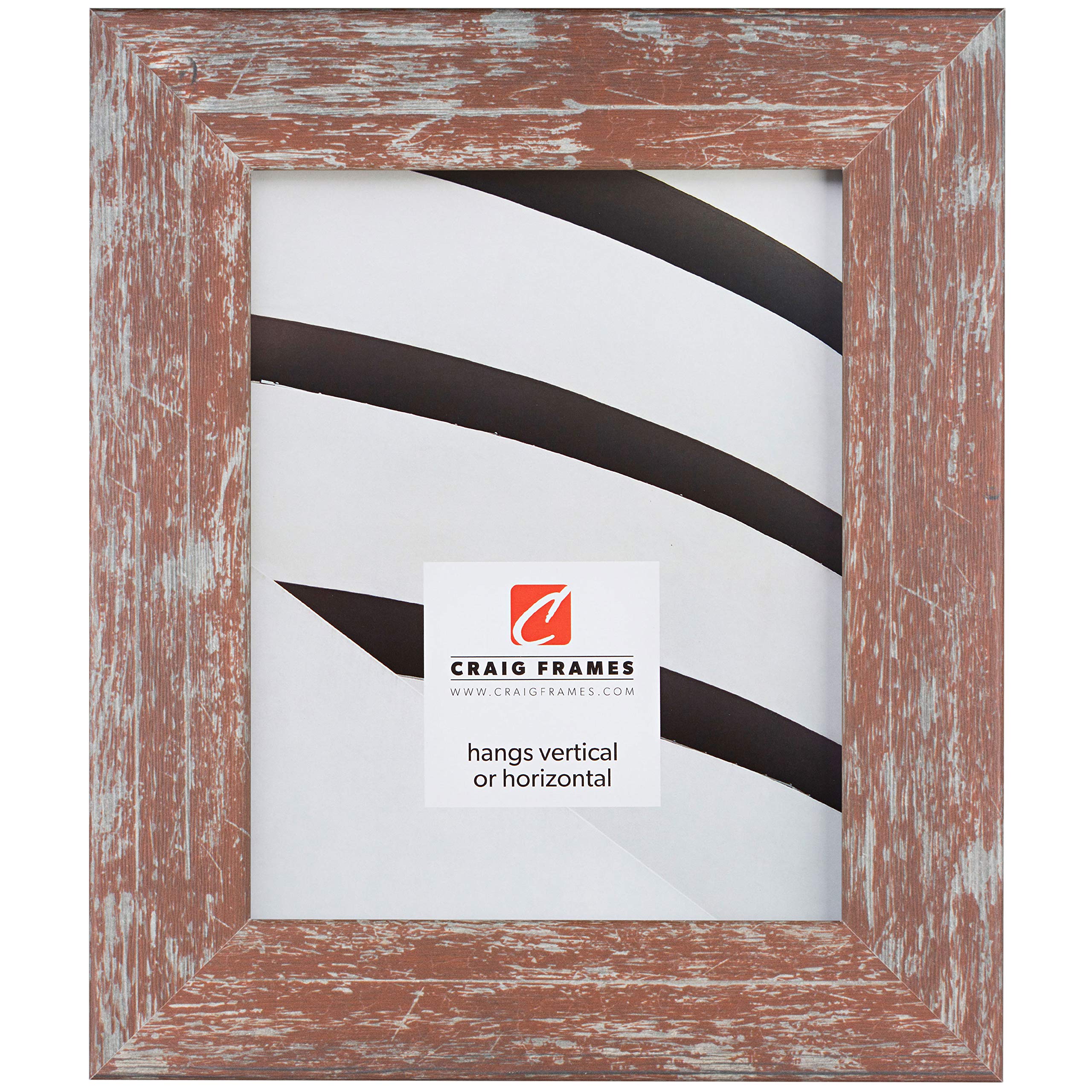 Made-to-Size Custom Picture Frame, 4x4 to 30x40, 2" American Barn Frame