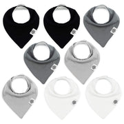Bandana Drool Bibs 8 Pack Baby Bibs for Boys, Girls, Unisex