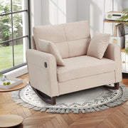 Rocking Chair, Upholstered Nursery Rocking Chair with High Back