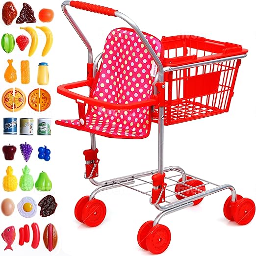 Baby Doll Wagon - Toy Wagon for Doll Accessories,