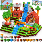 Magnetic Blocks-100PCS Grassland Building Blocks Set, Kids Classroom Sensory Toy