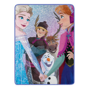 Frozen Micro Raschel Throw Blanket, 46" x 60", New Family