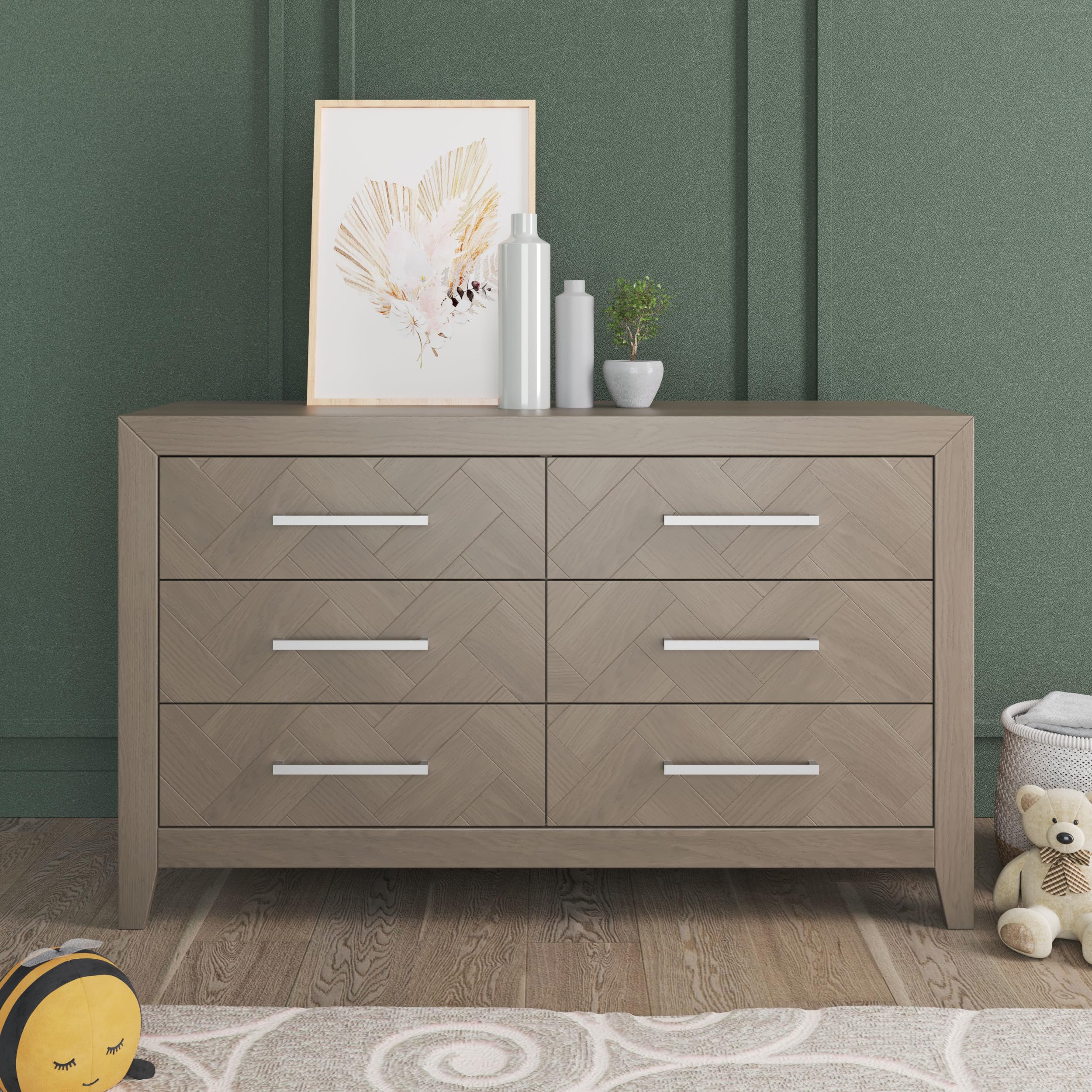 Kieran Crib, Dresser, and Chest Nursery Set