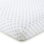 Willow Crib Bed Set - Baby Nursery Set - White - Soft Rosette Pintuck