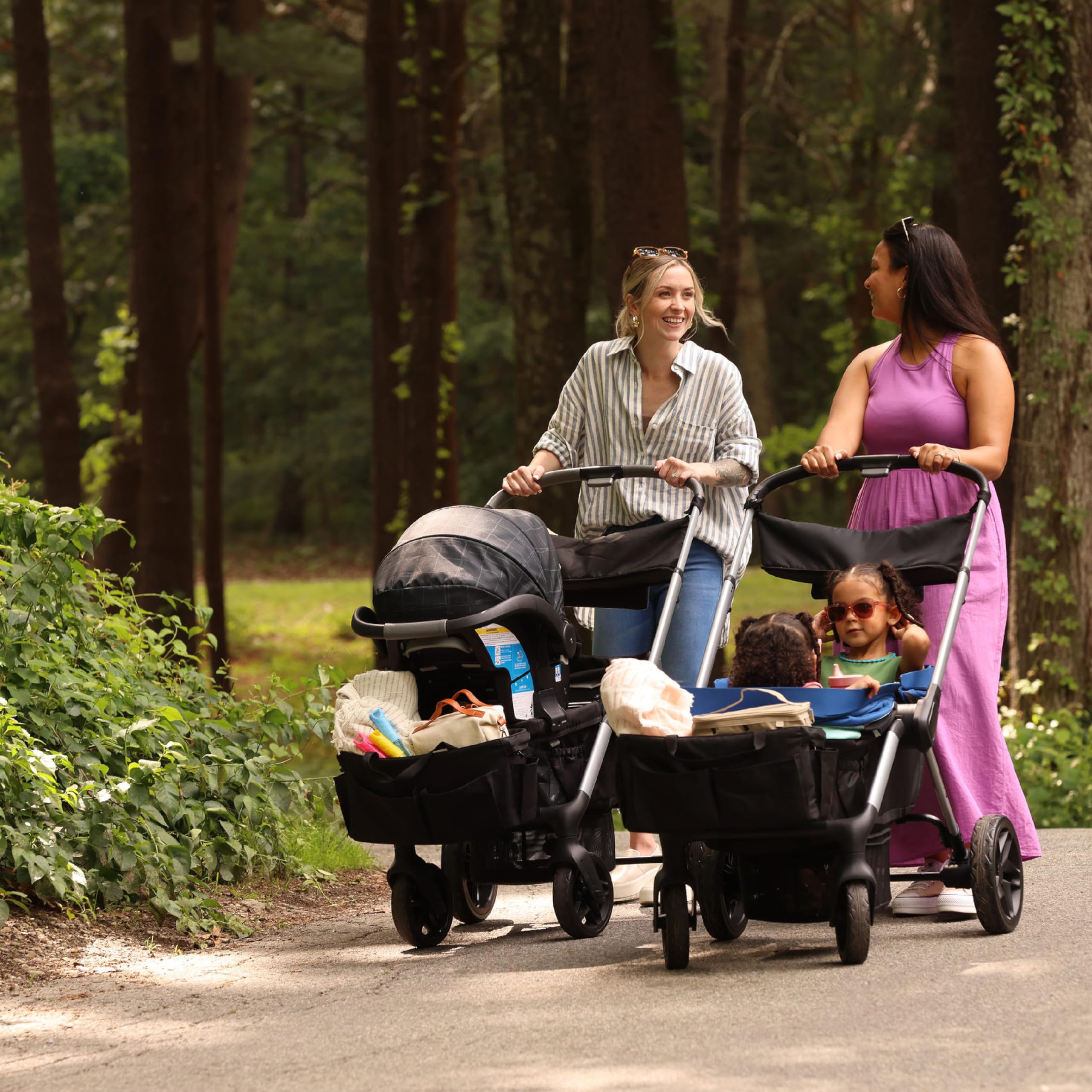 Summit Wagon Stroller for 2 Kids with Removable Tray in High Street