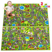 Play Mat 80 x 150 cm for Children from 3 Years Old Large Circuit Mat for Games Room