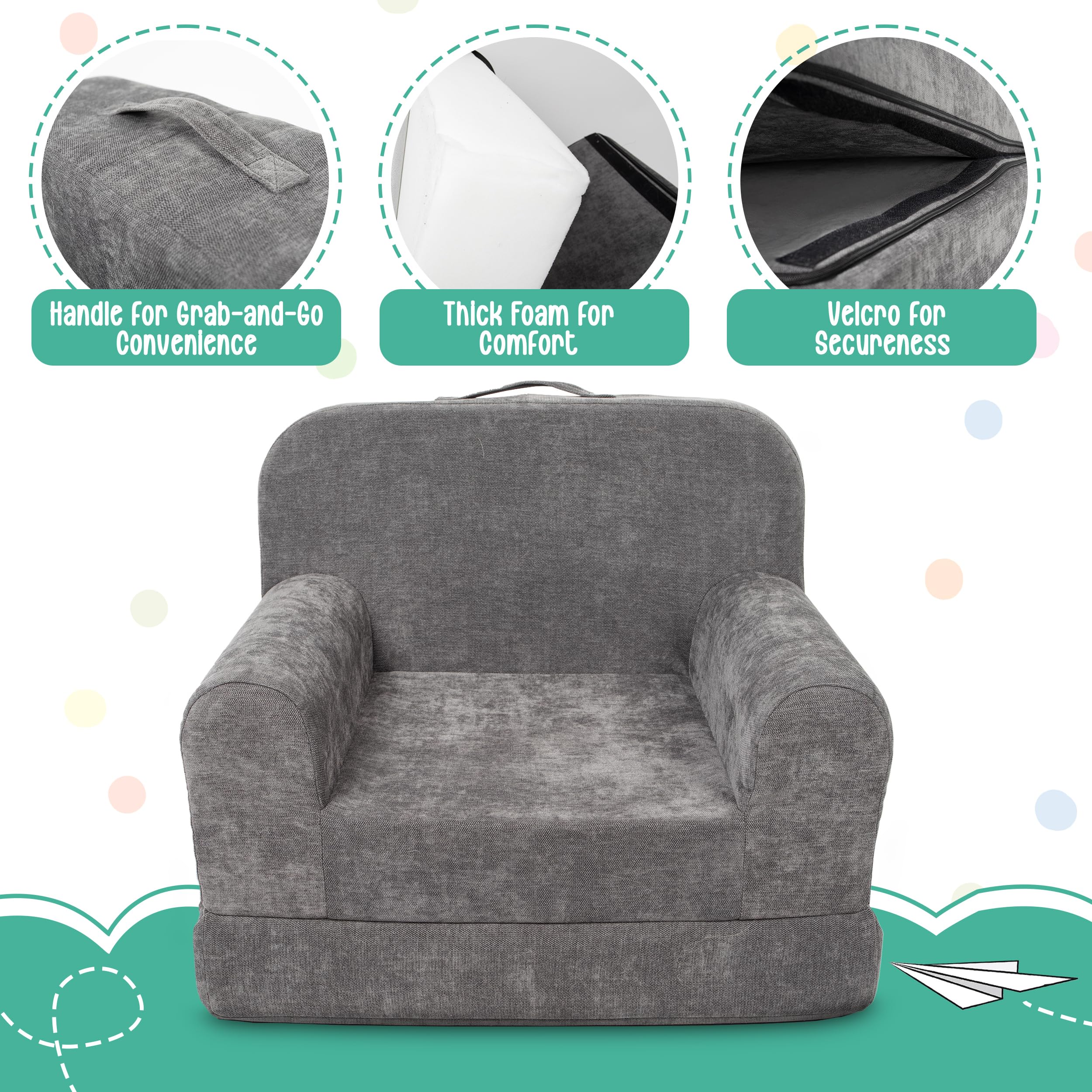Convertible Toddler Chair and Lounger