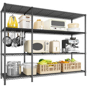 52.36''W Storage Shelves Metal Shelving Unit Load